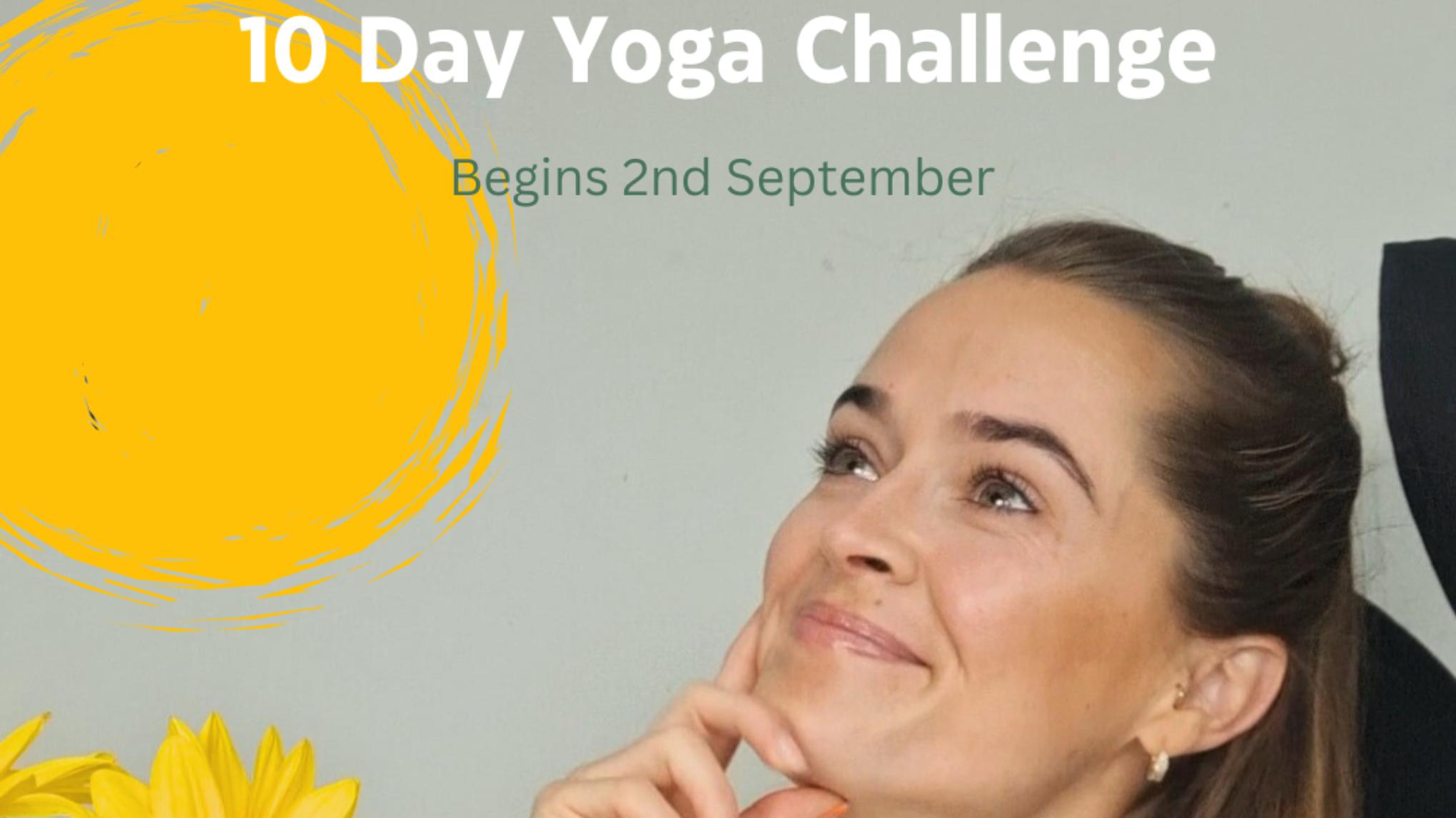 September 10 Day Online Yoga Challenge