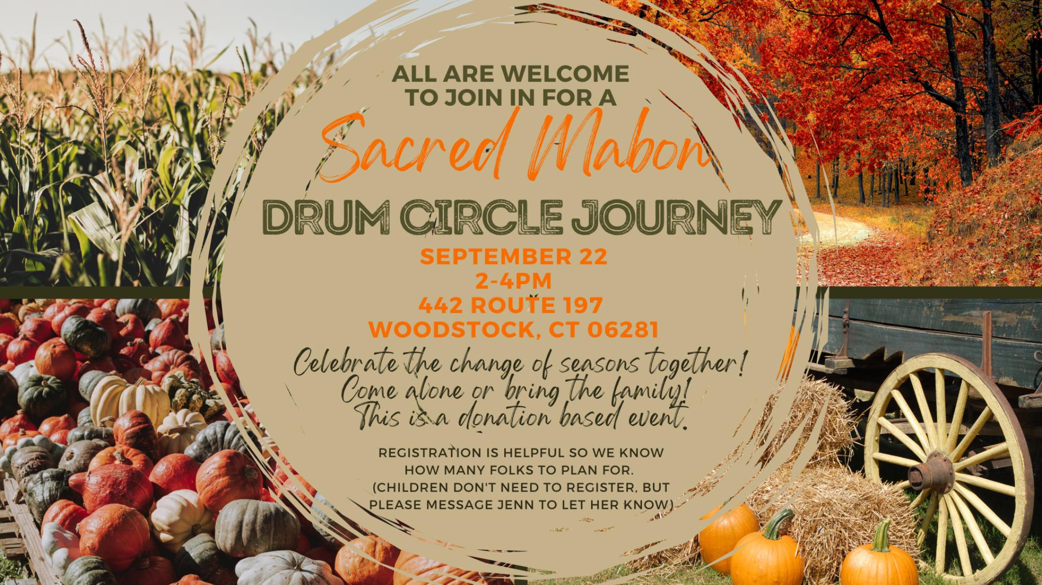 Sacred Mabon Drum Circle Journey