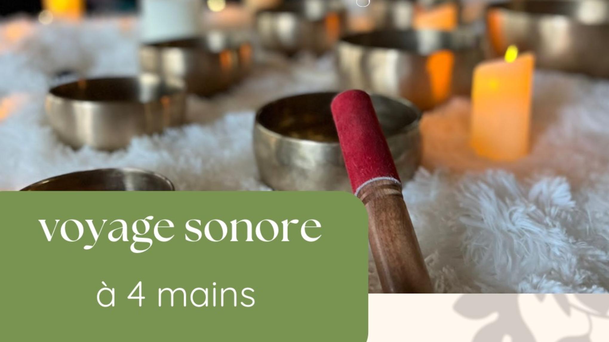 Voyage sonore à 4 mains : 35 euros