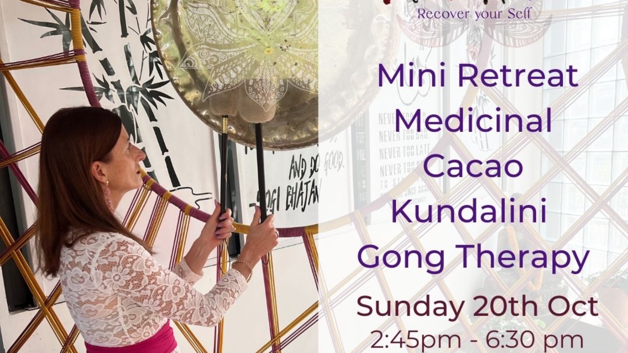 Full Moon Mini Retreat: Medicinal Cacao, Kundalini & Gong Therapy