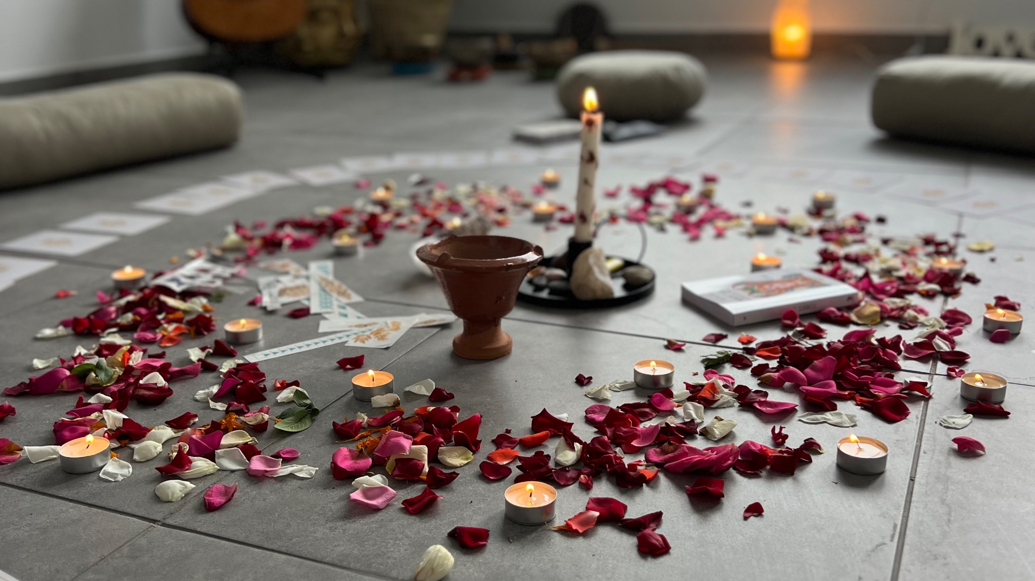 Cercle lunaire avec Hanane et Fadoua