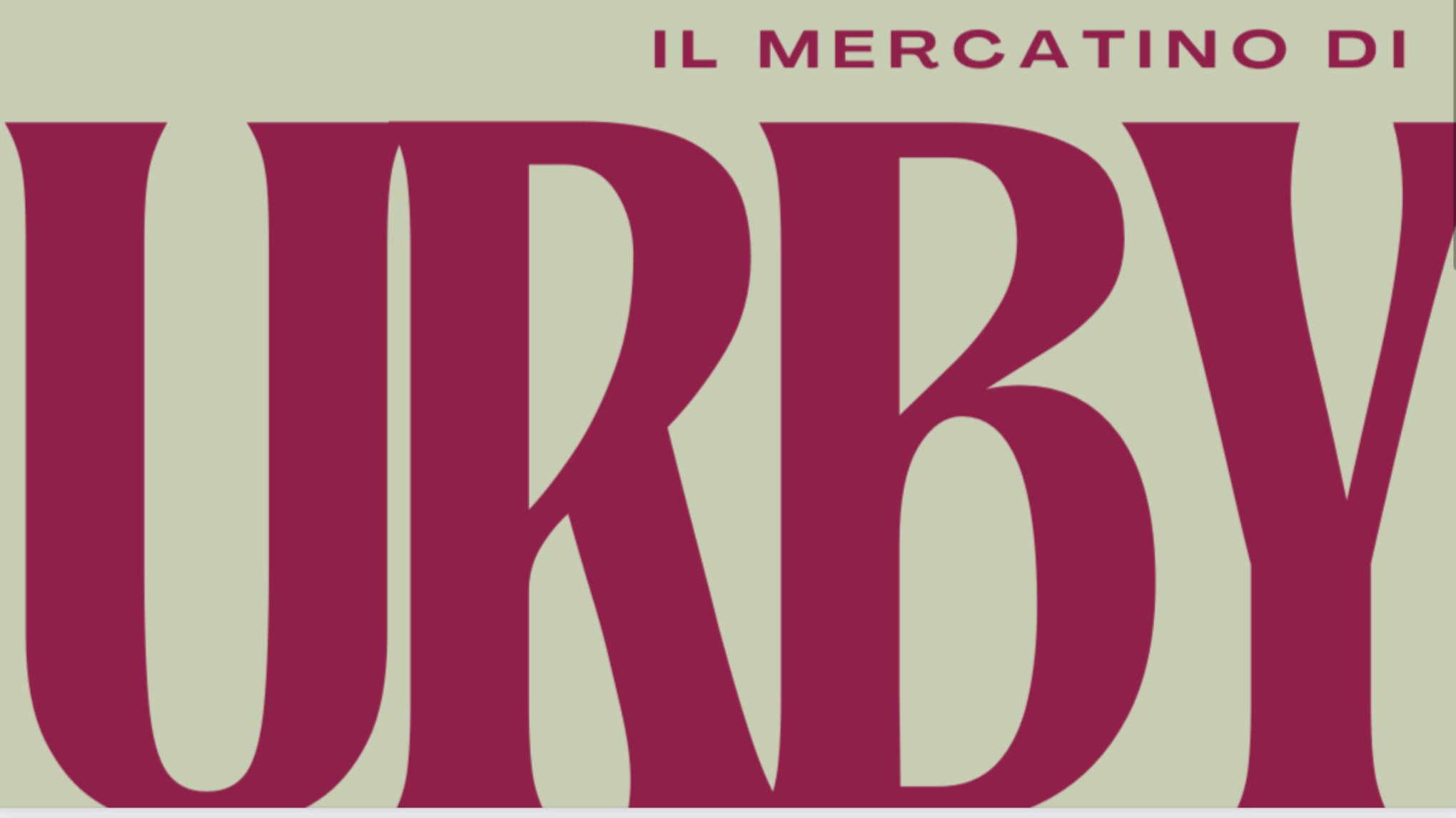 Il mercatino di URBY