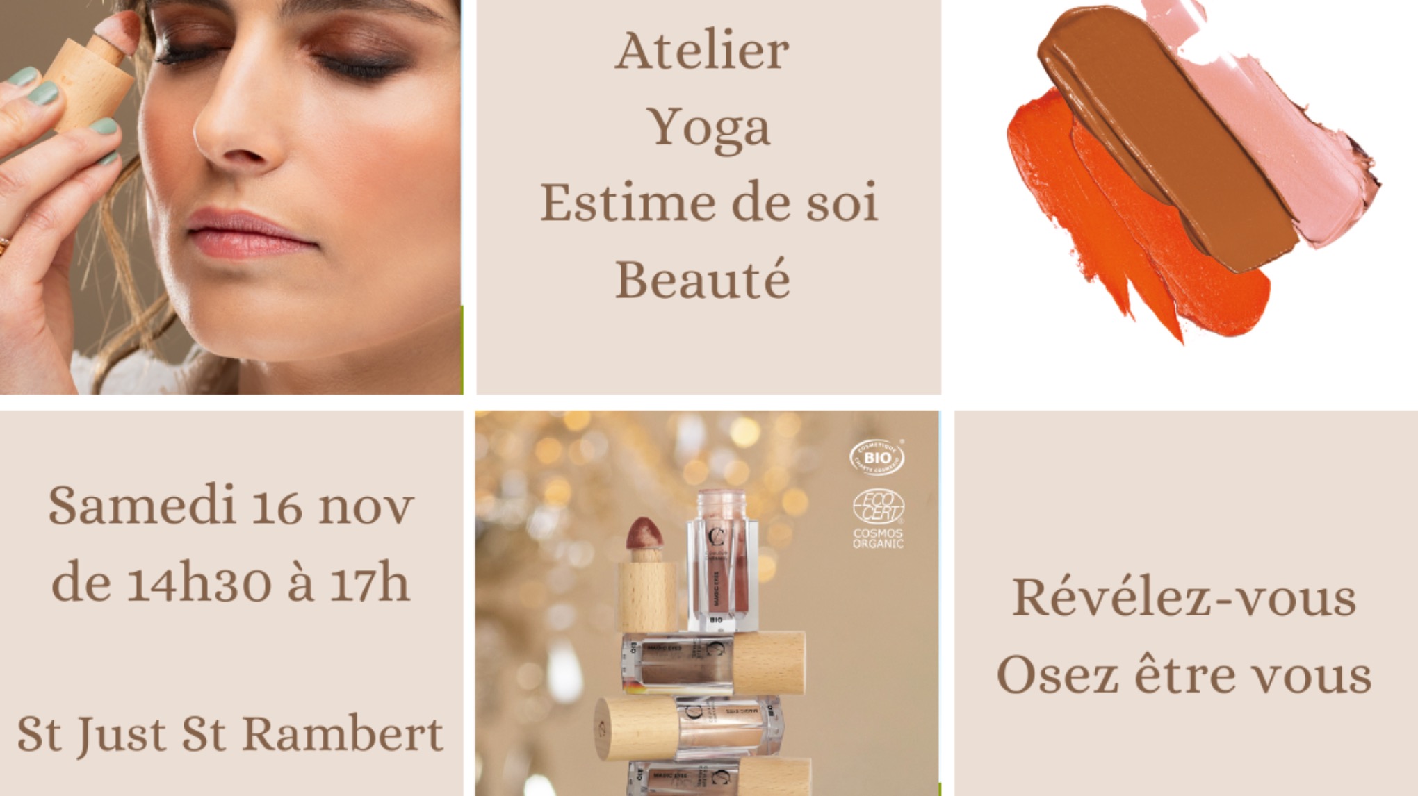 Atelier Image de soi : Yoga, estime de soi et mise en beauté