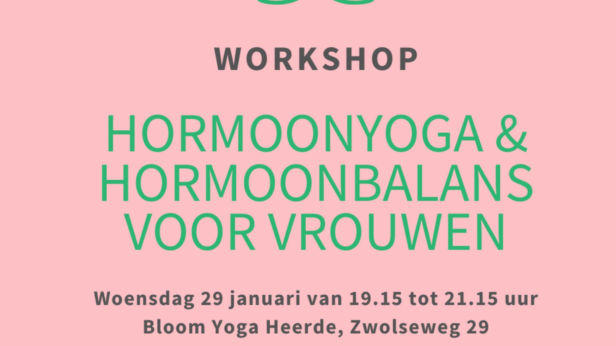 Workshop hormoonyoga & hormoonbalans voor vrouwen VOL