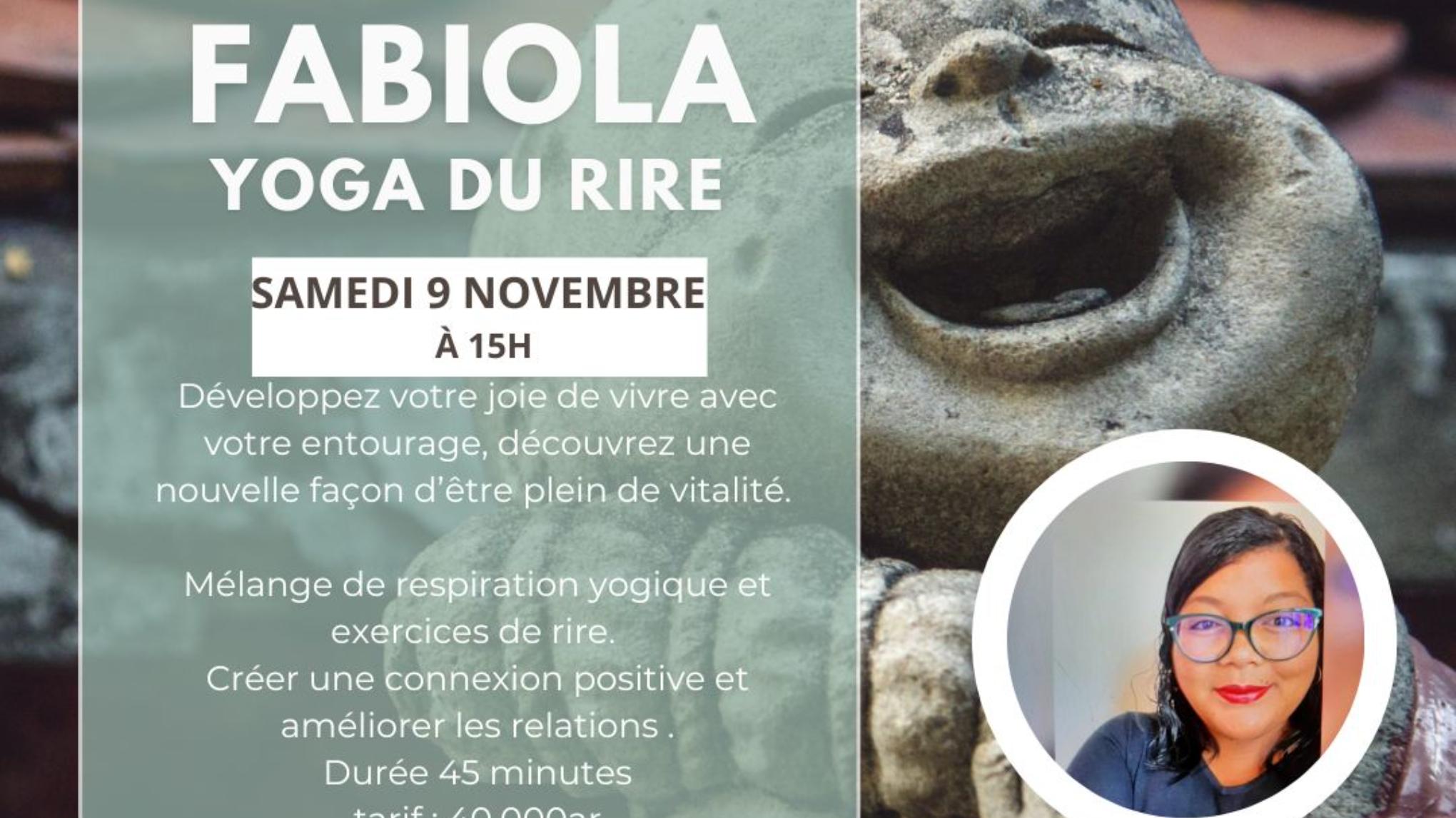 Yoga du rire avec Fabiola