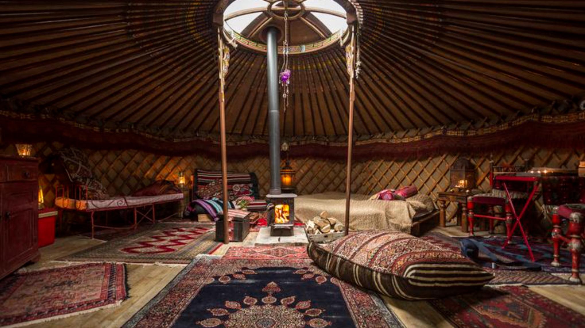 Yin Yoga at the Mongolian Yurt