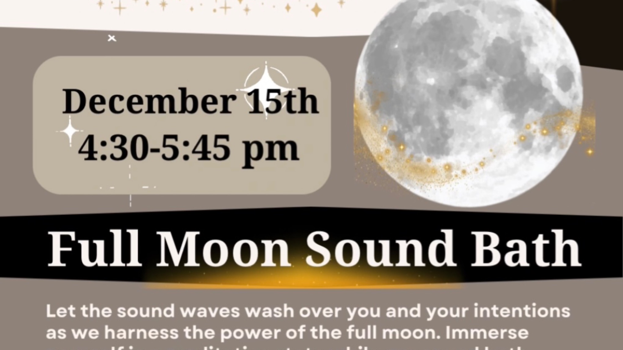 Full Moon Sound Bath