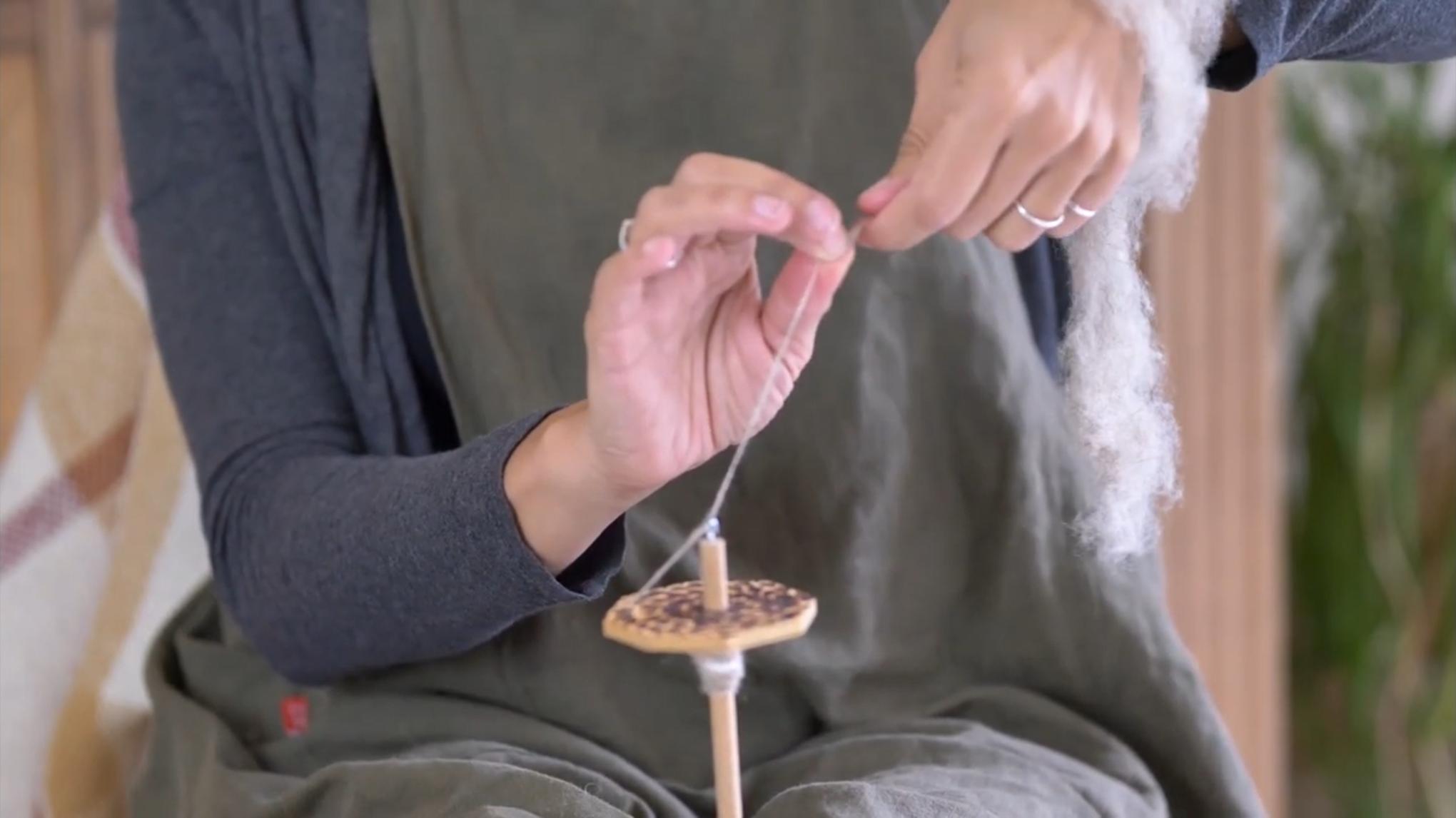 Stage de filage au fuseau