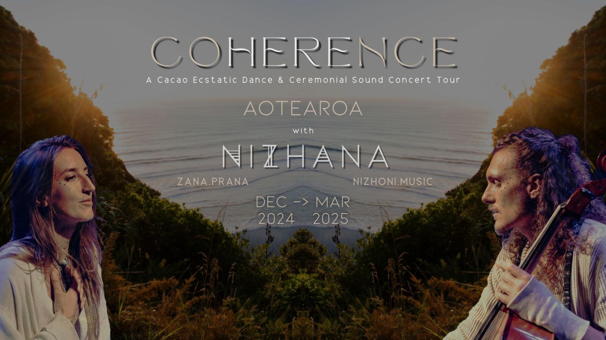 COHERENCE CEREMONIAL SOUND CONCERT with NIZHANA (Zana Prana & Nizhoni)