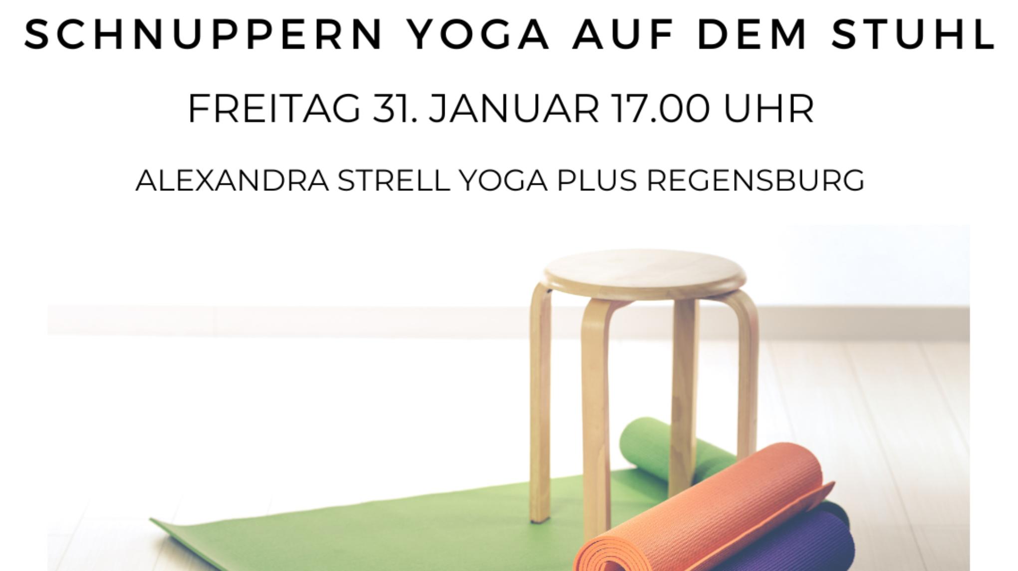 SCHNUPPERN Yoga auf dem Stuhl