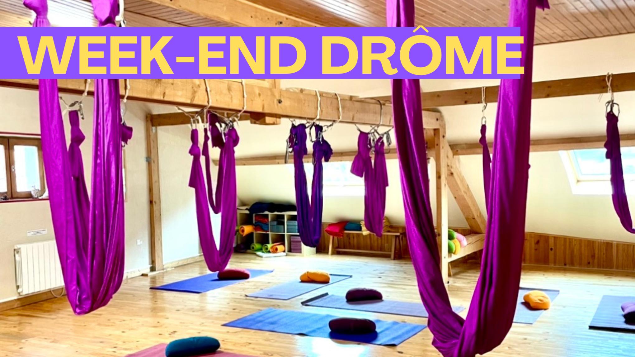 Week-end Yoga aérien - Avril 2025 - Drôme