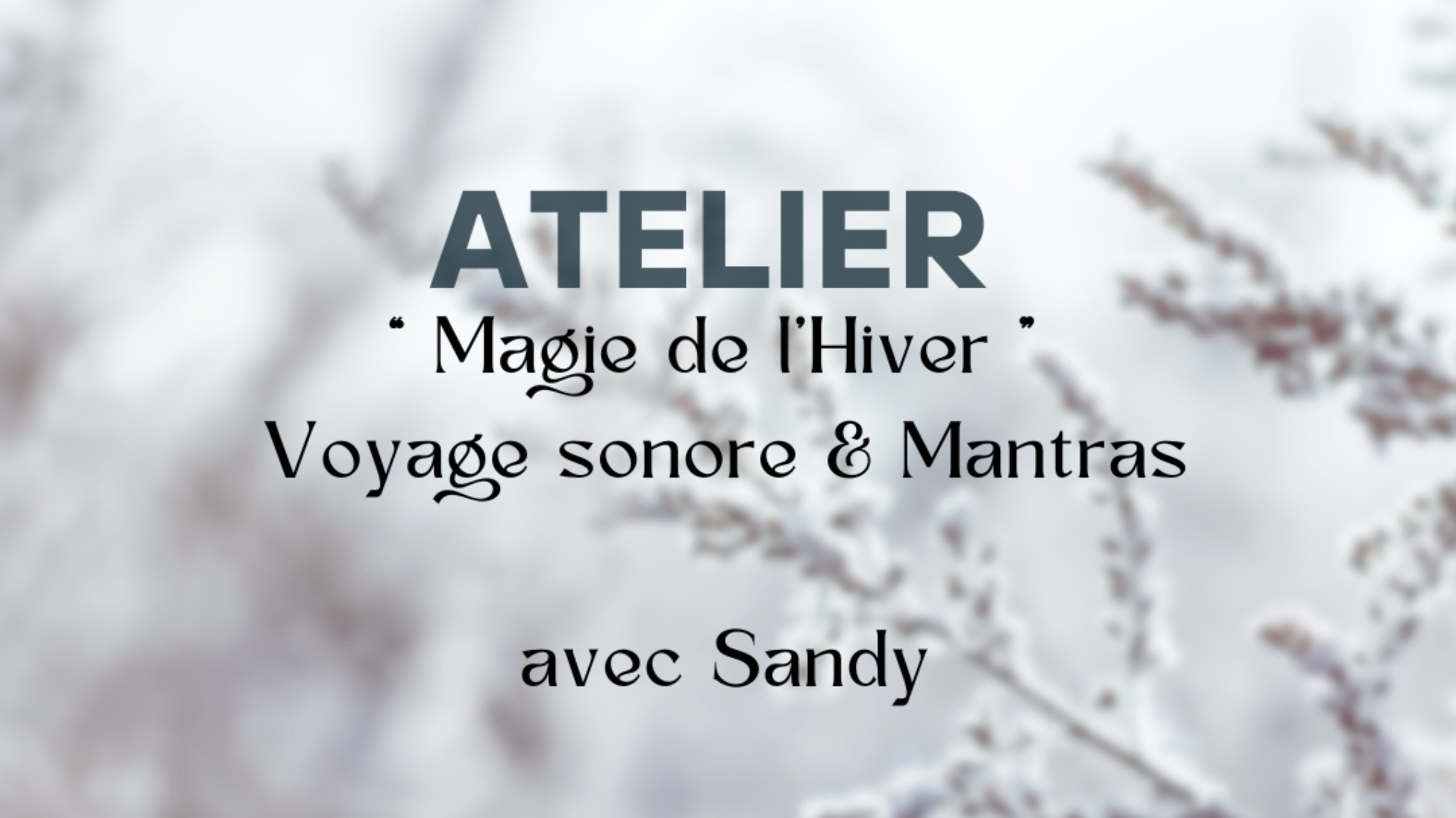 Voyage Sonore - Magie de l'Hiver ❄️