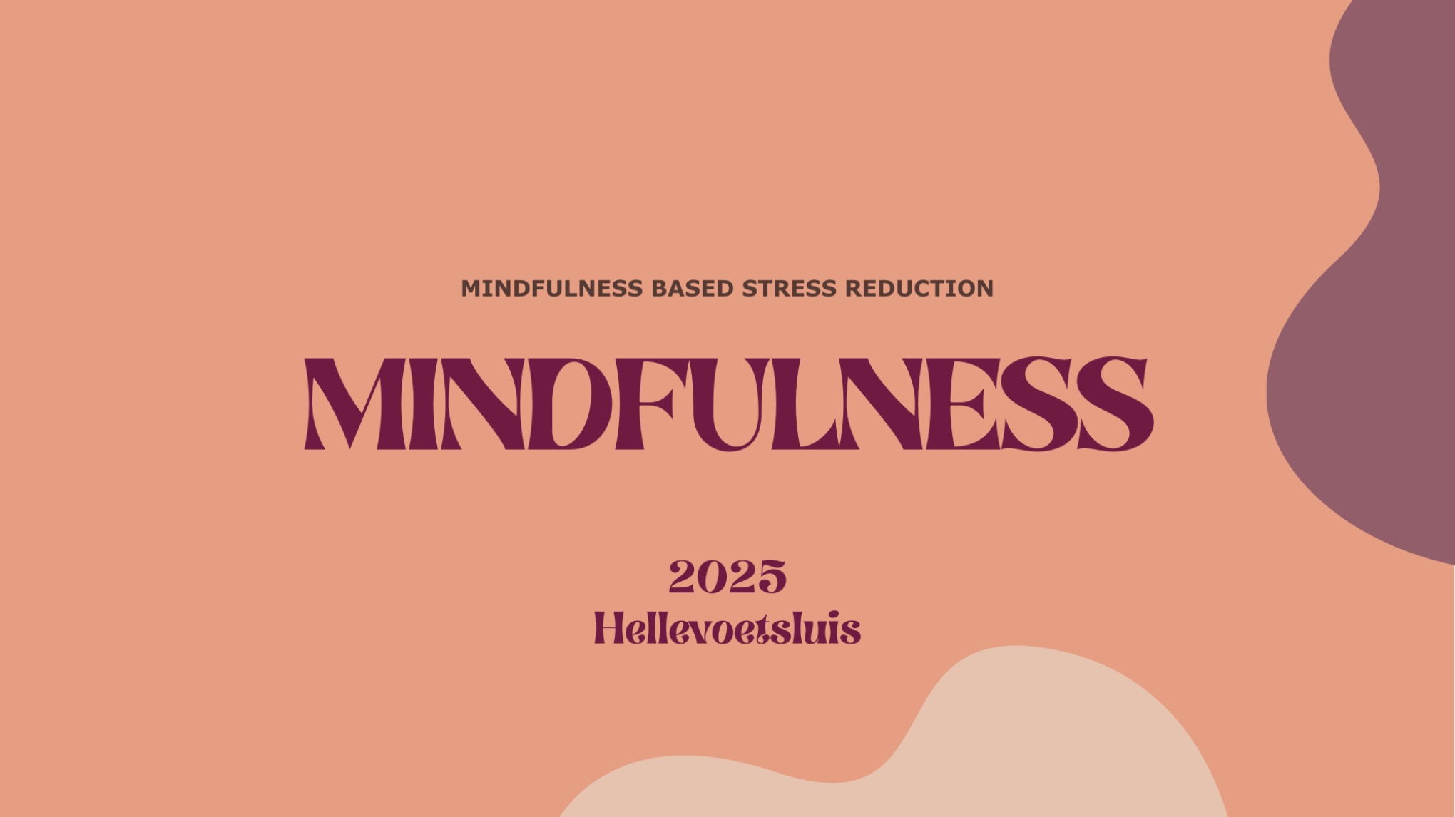 MBSR Mindfulness training Hellevoetsluis