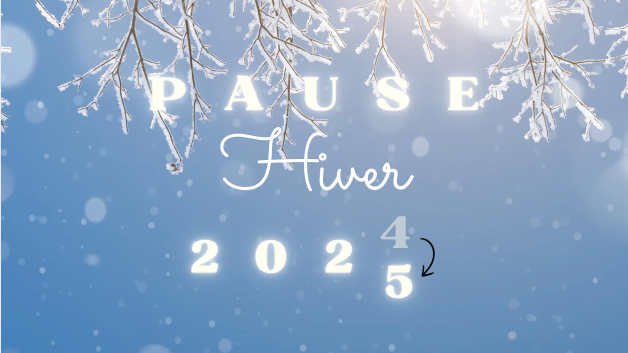 PAUSE d'Hiver ❄️🧸💭