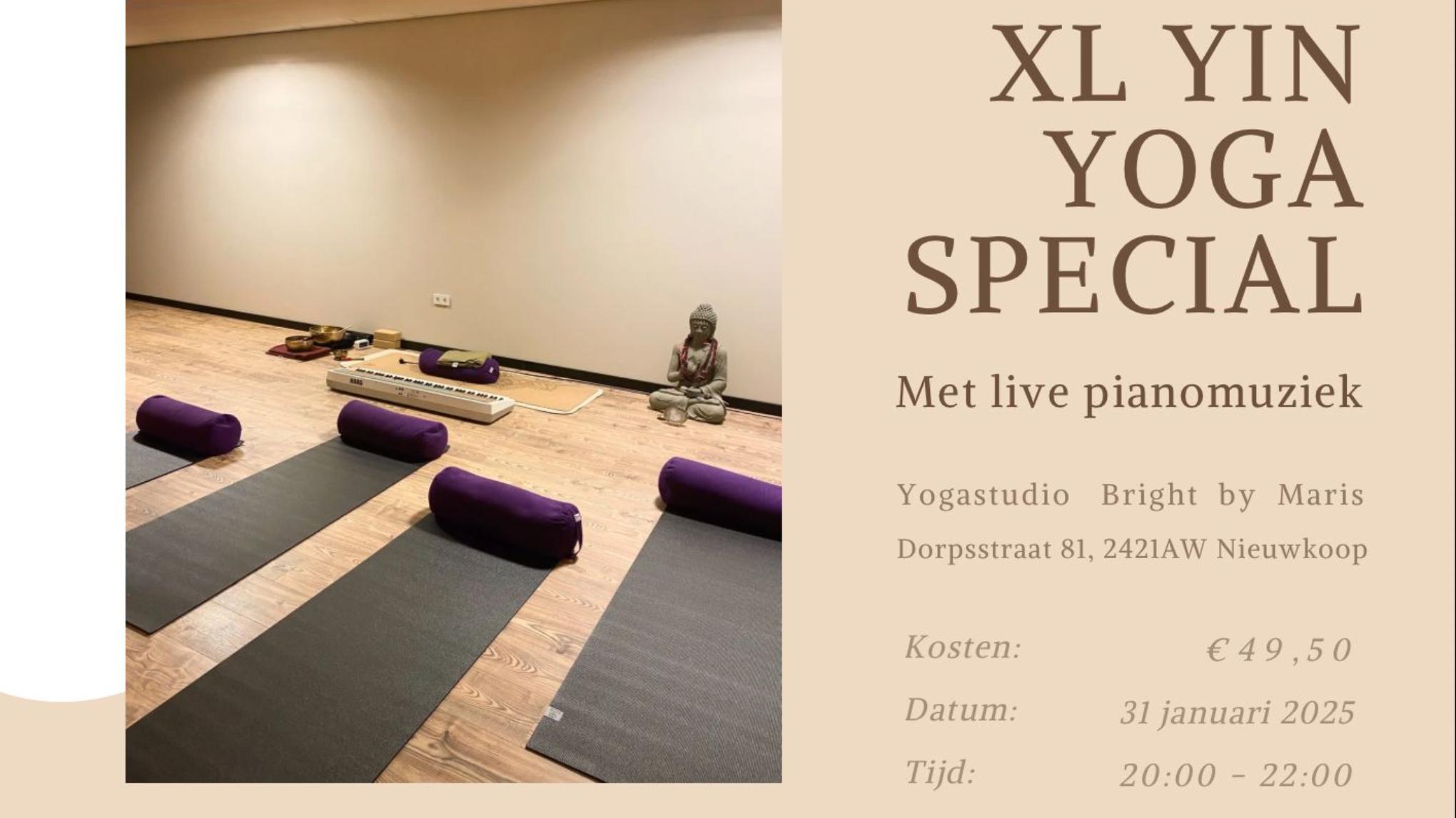 XL Yin Yoga Special (door Connie & Hanne)