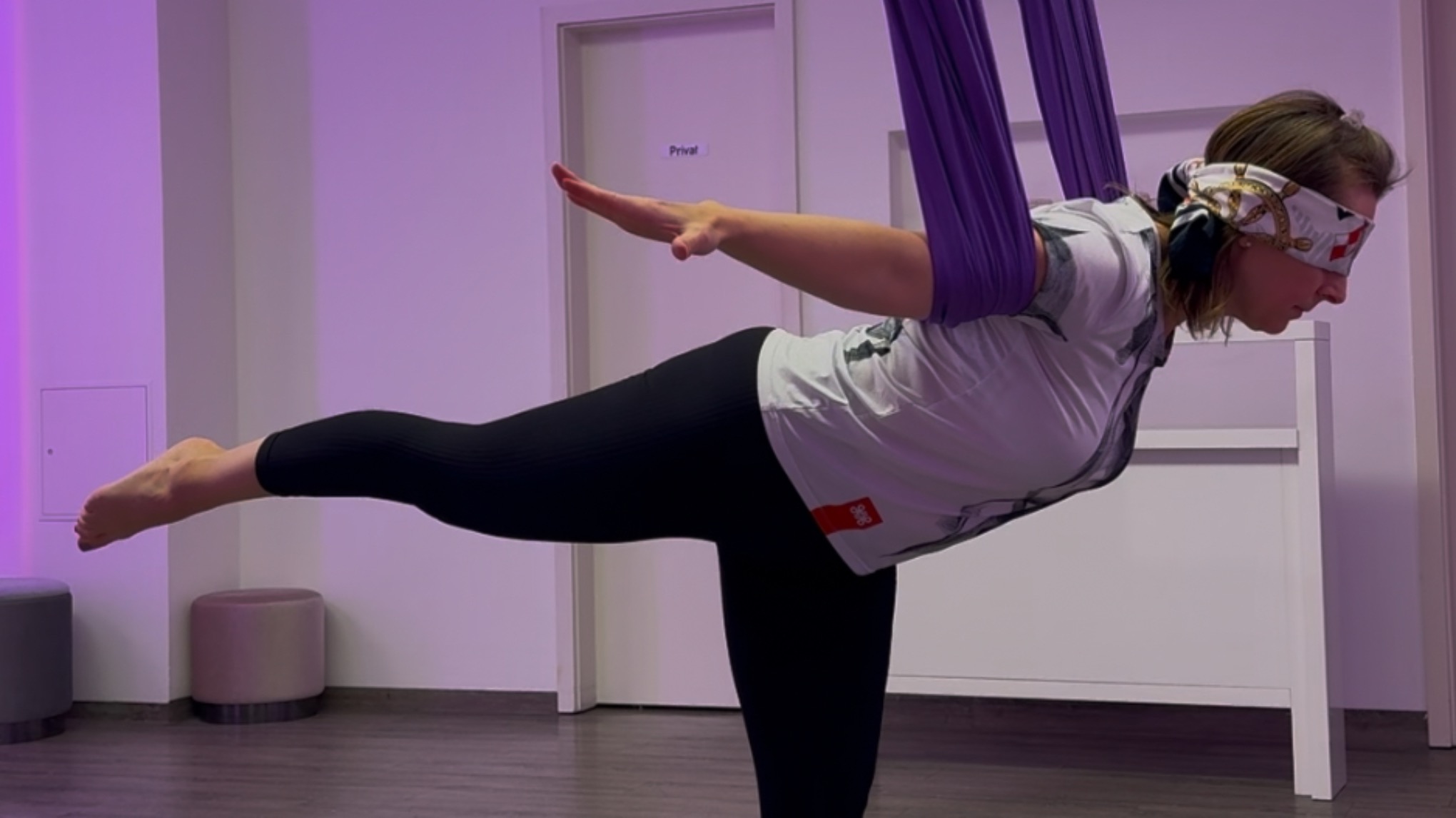 Aerial Yoga Workshop: Blind Trust