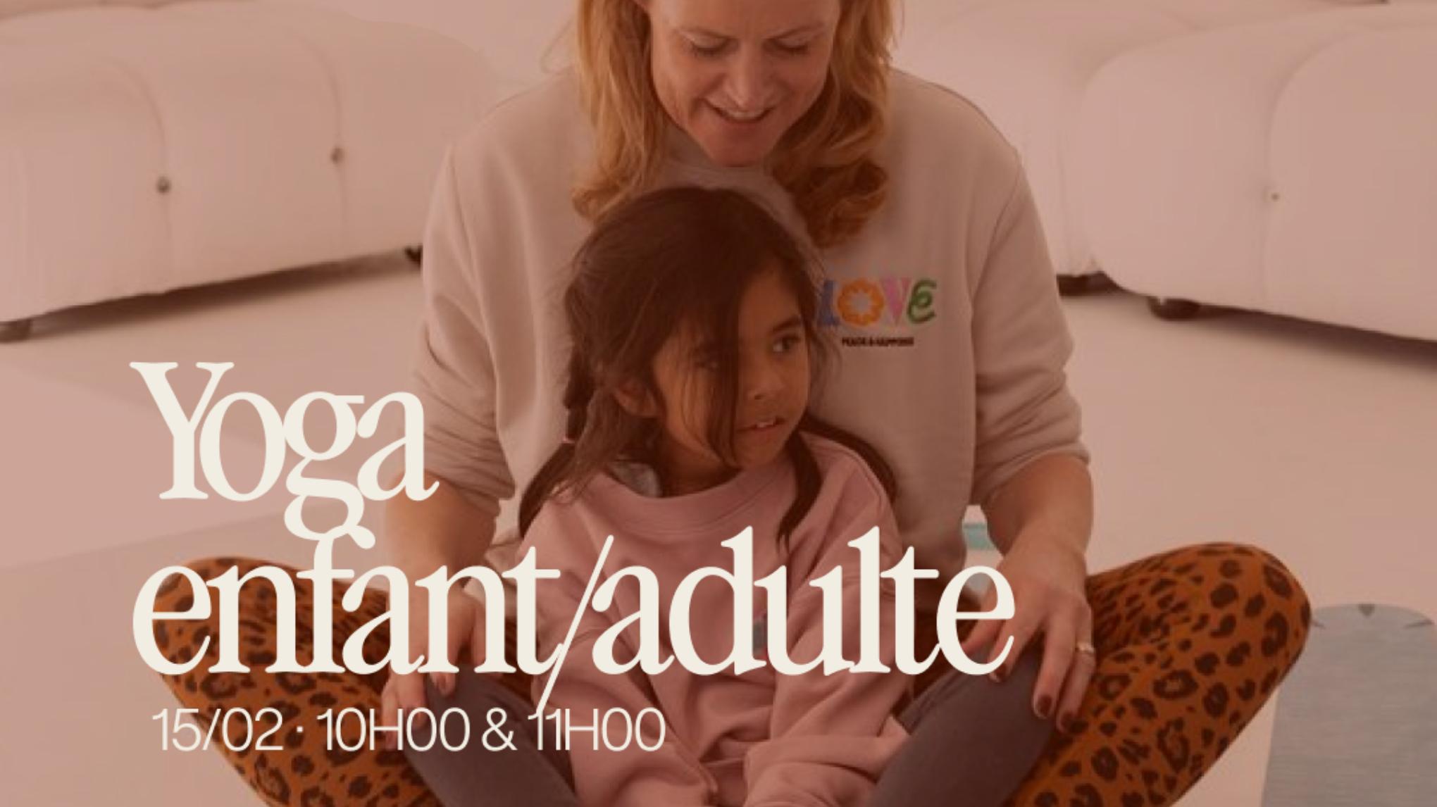 👩‍👦 Atelier yoga enfant 5-10 ans & adulte - 20€
