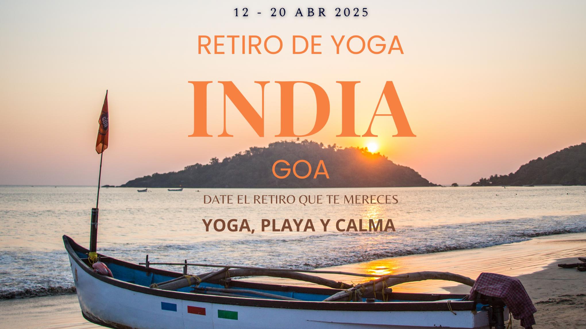 Retiro de yoga en India-Goa! 🧘‍♀️🌴