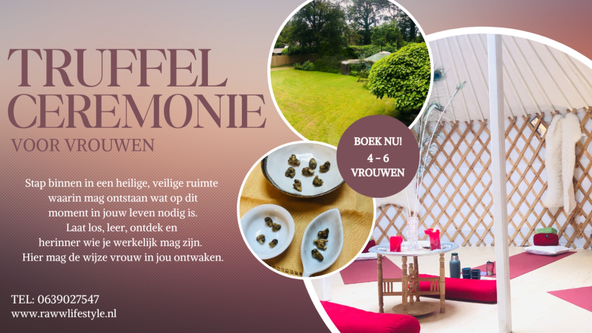Truffel ceremonie voor vrouwen! 🍄❤️