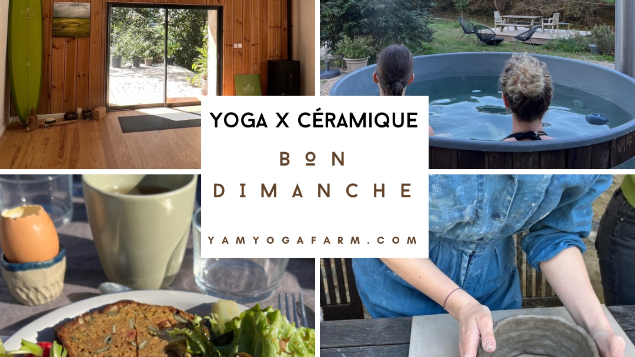 Bon Dimanche - Yoga x Céramique