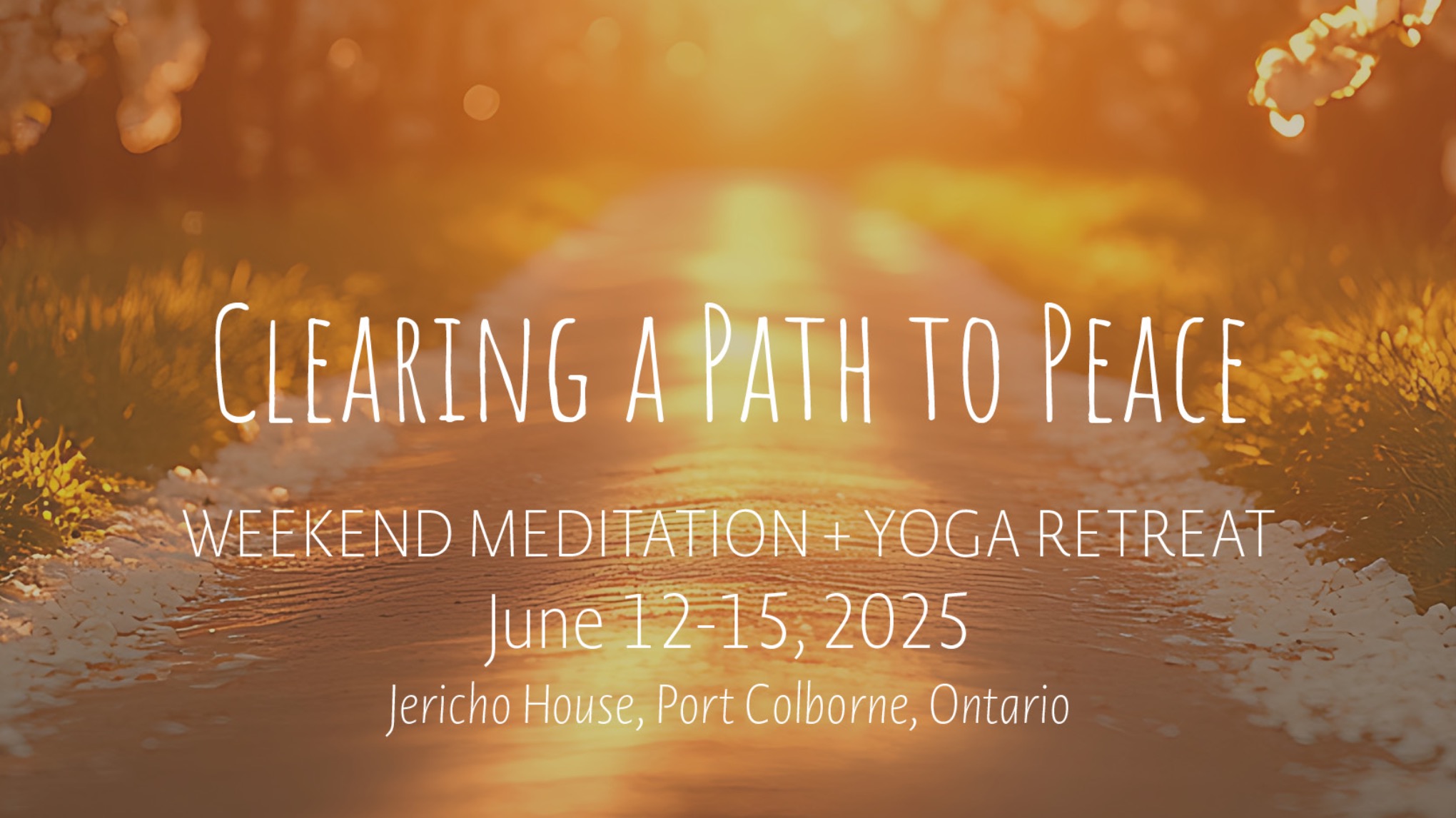 Clearing a Path to Peace Weekend | June 12-15