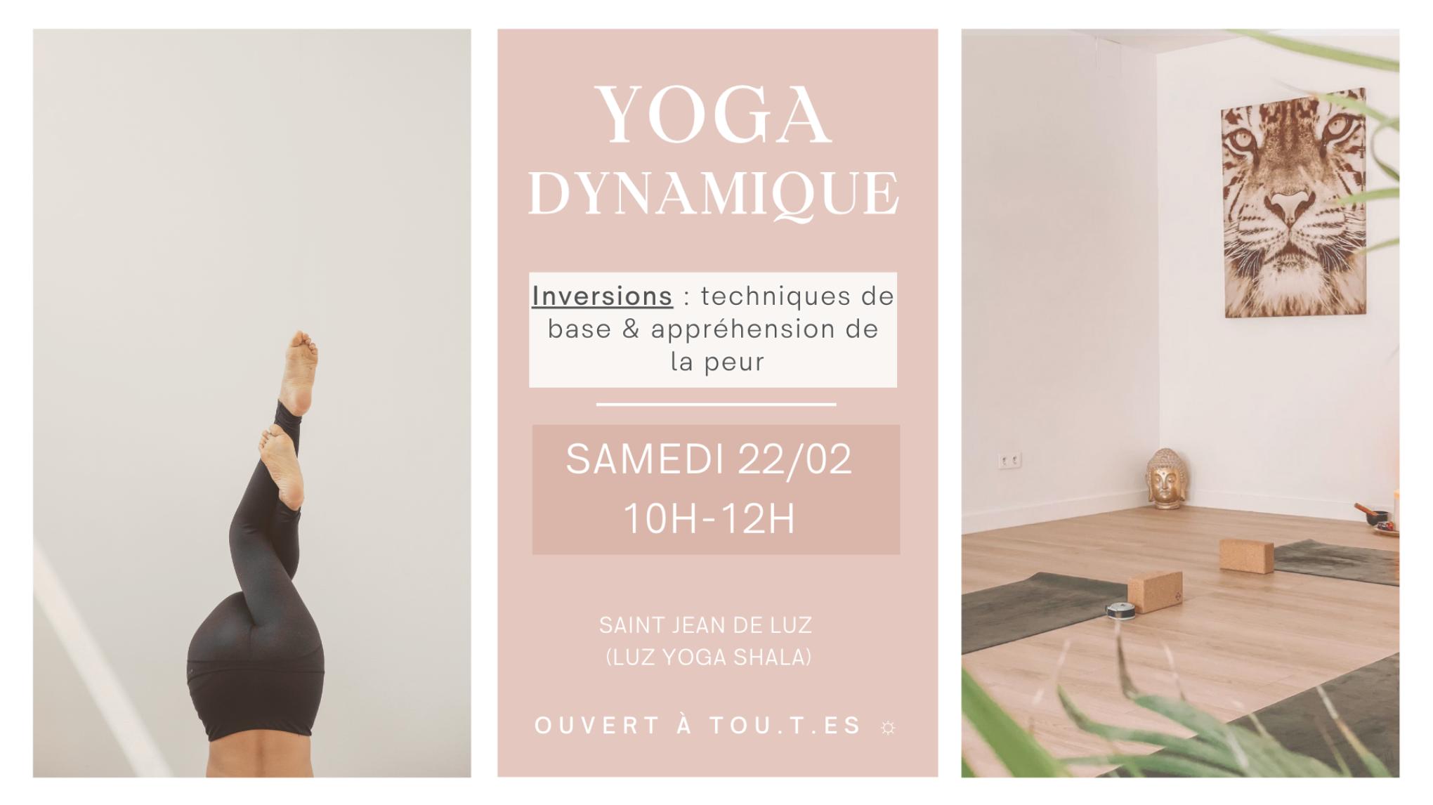 Yoga dynamique (Vinyasa) : INVERSIONS