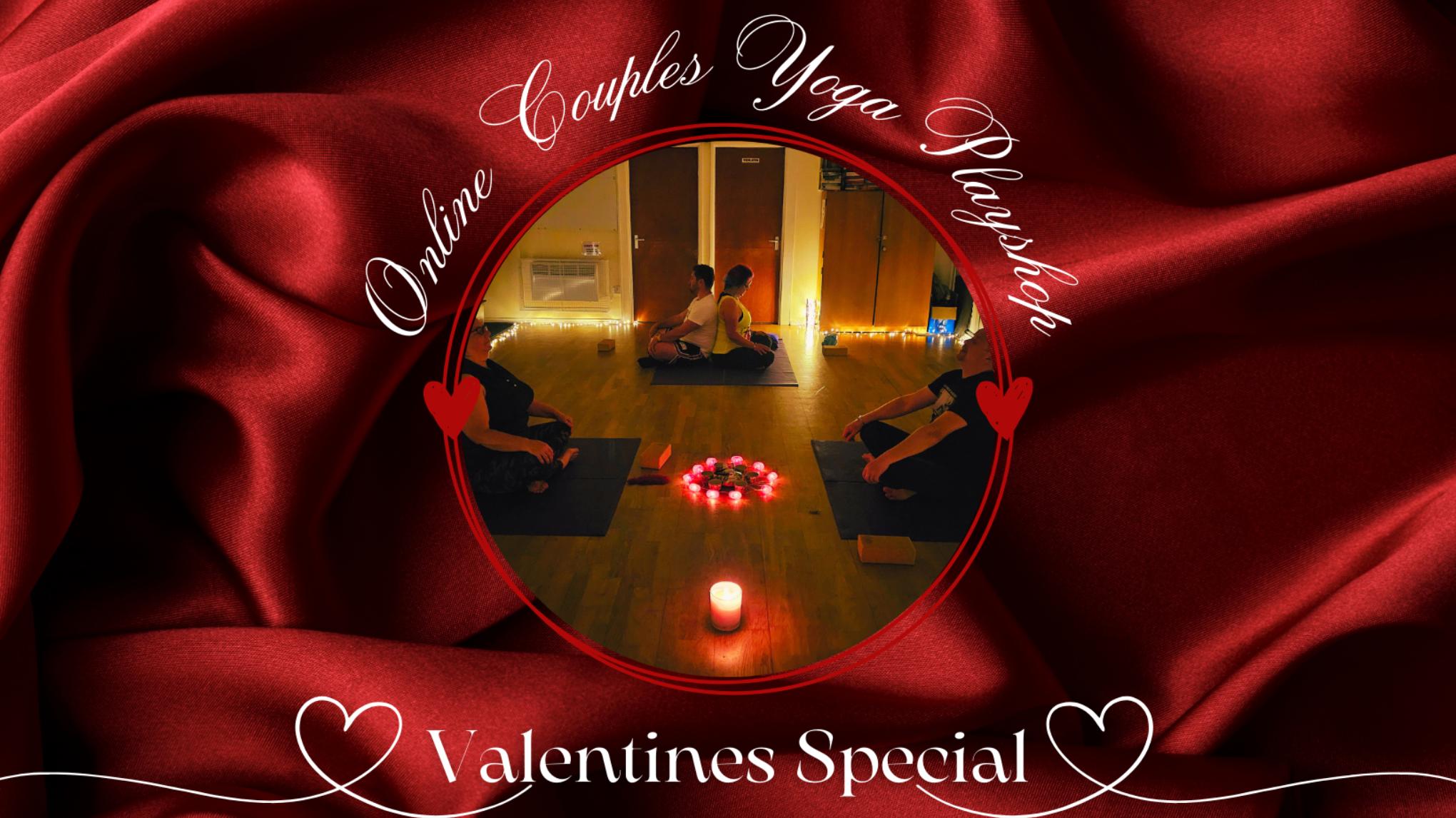 Reconnect & Celebrate Love – Online Couples Yoga Playshop