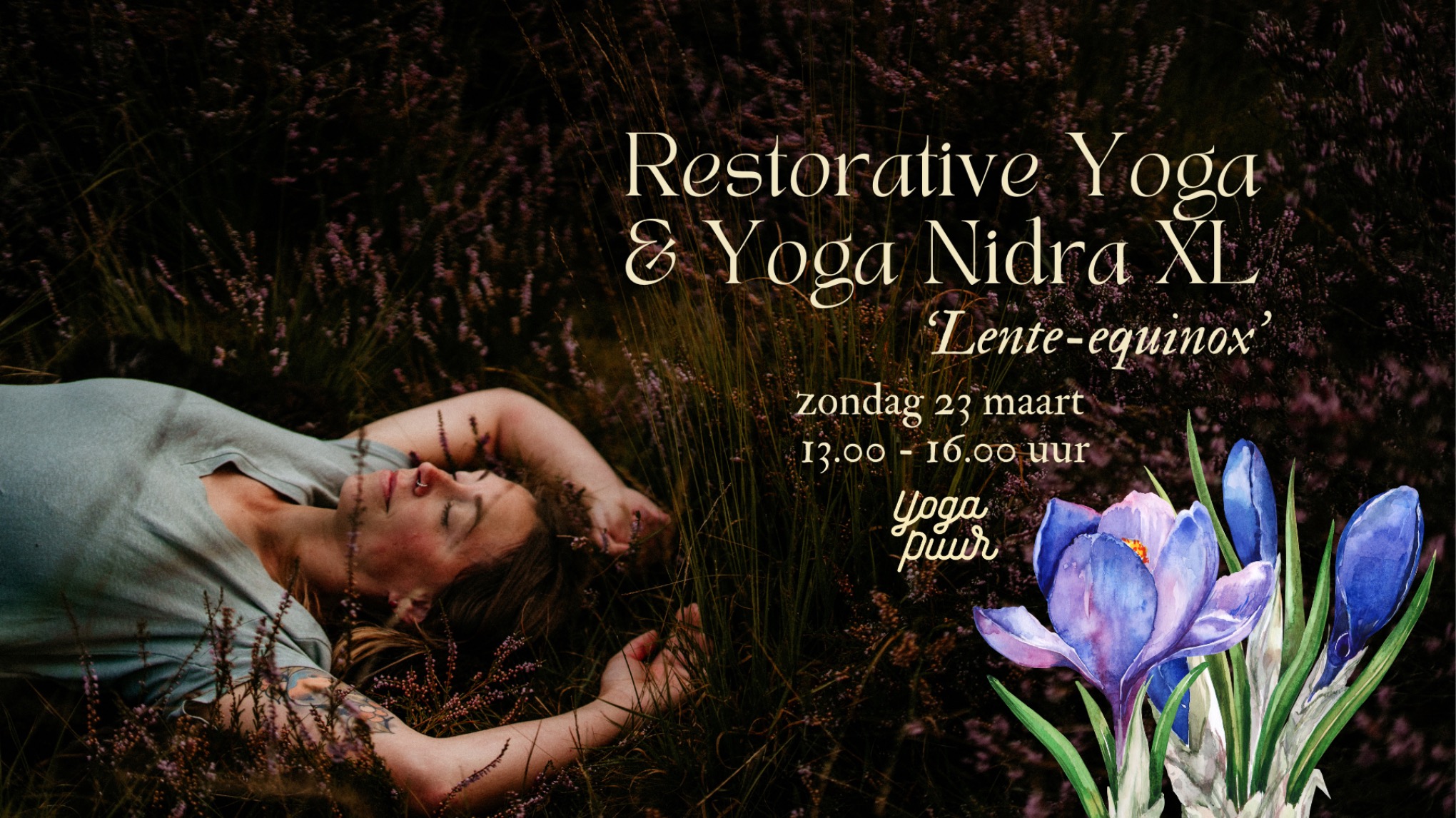 Restorative Yoga + Yoga Nidra XL | Lente-equinox