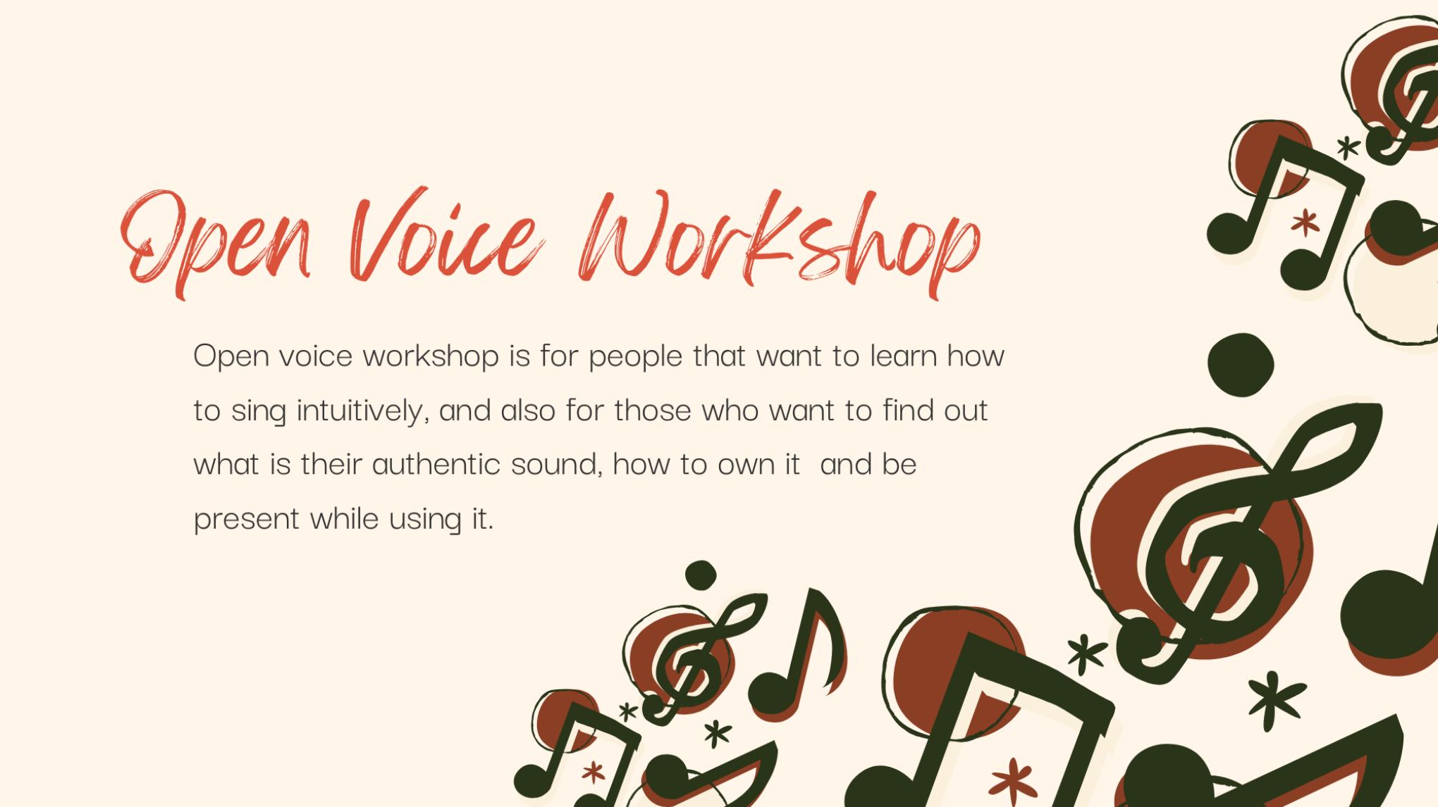 Open Voice Workshop