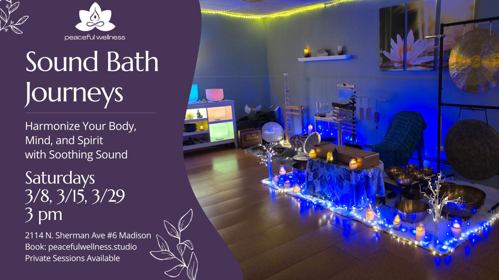 MADISON 60-minute Sound Bath
