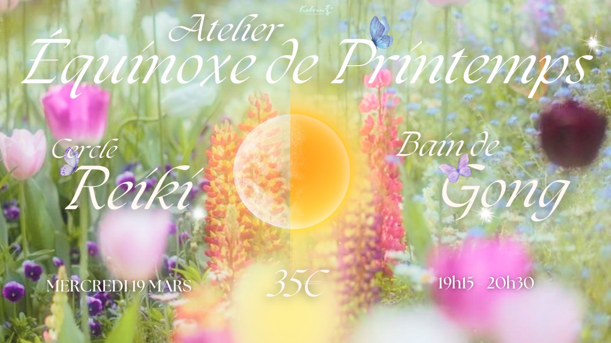 Cercle et Reiki et Bain de Gong - Equinoxe de Printemps 🌸