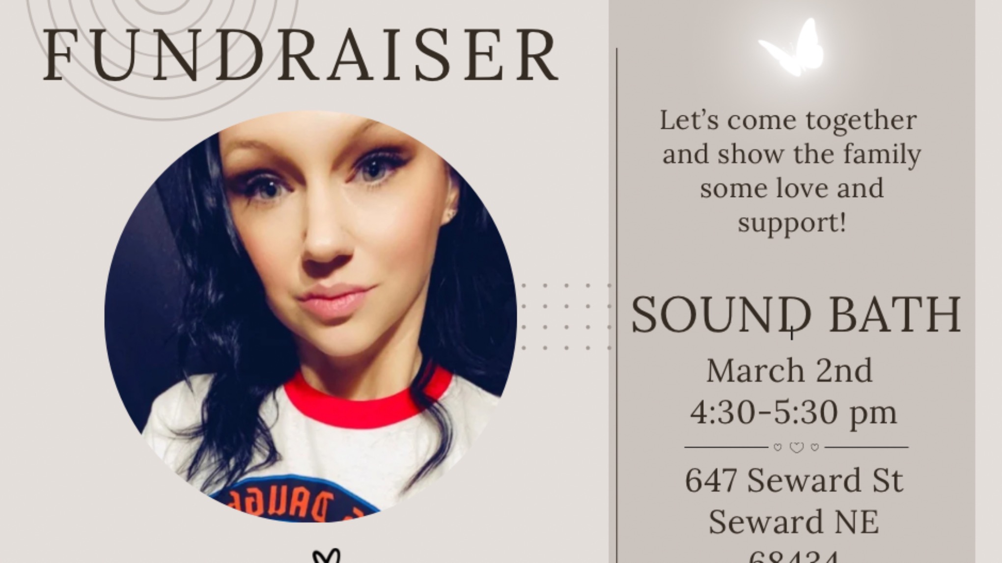 Sound Bath for Jamie Hagen