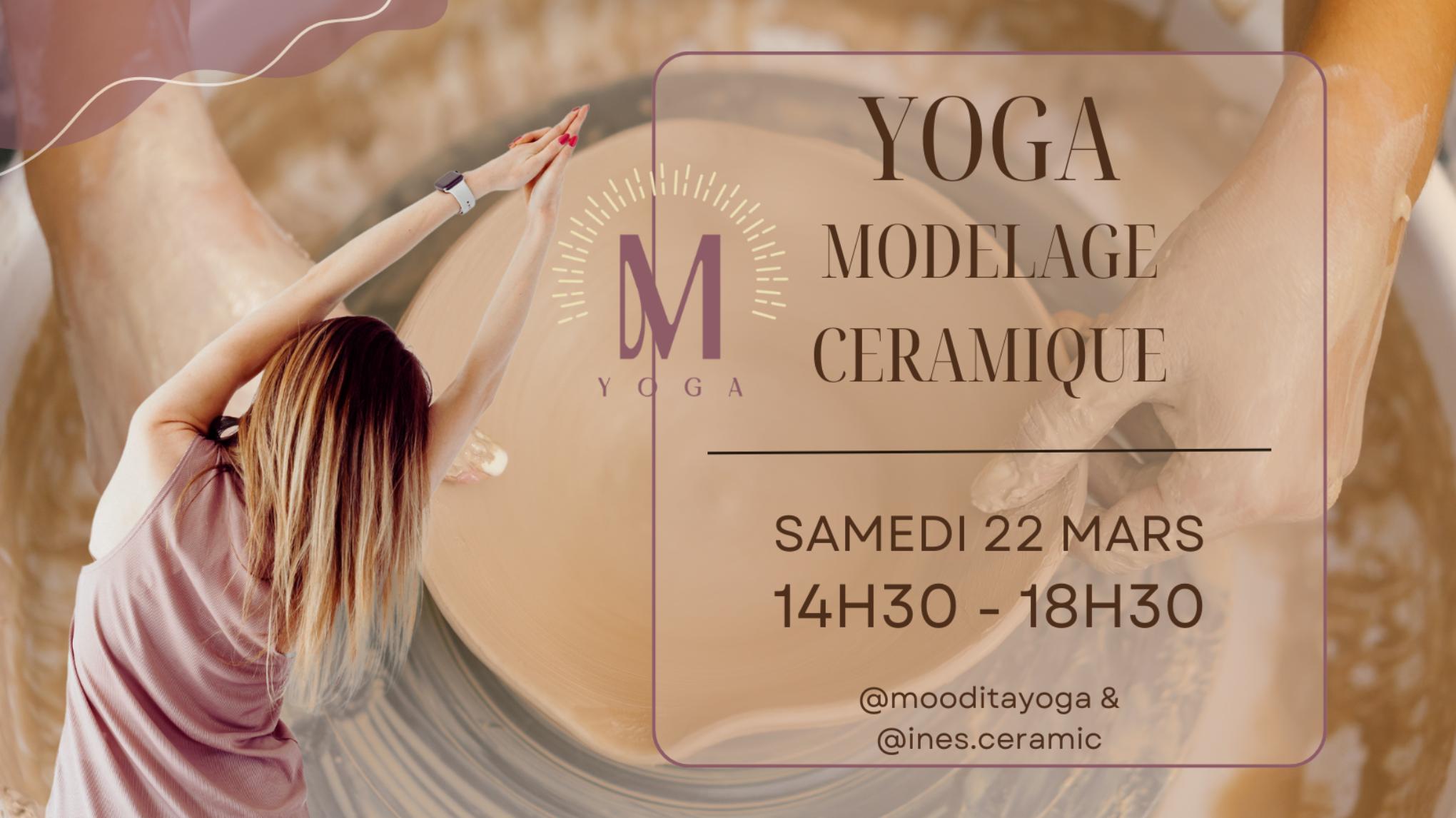 YOGA, MODELAGE CERAMIQUE & BRUNCH : Expression & Création