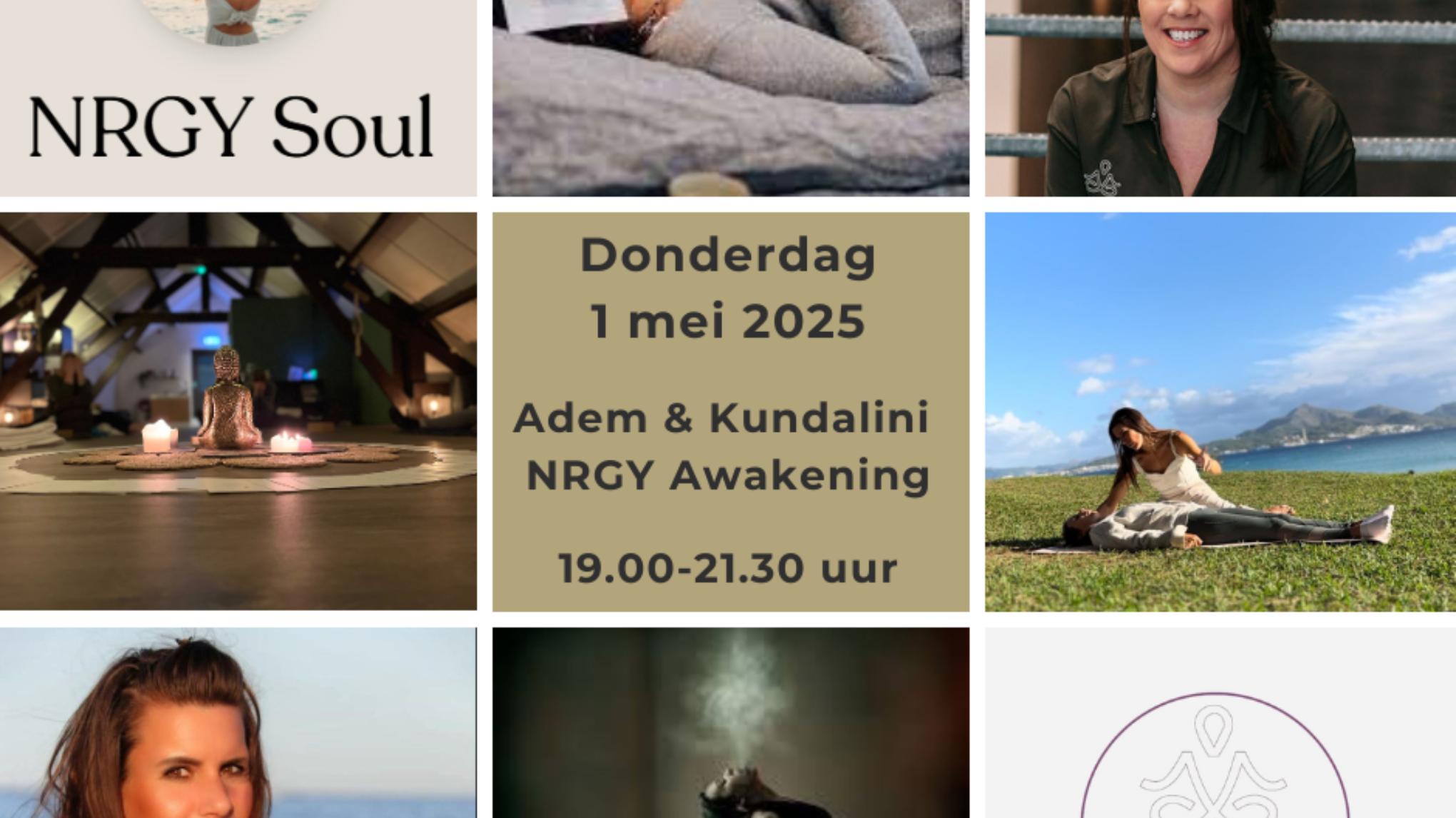NIEUW - unieke workshop: Adem en Kundalini NRGY Awakening