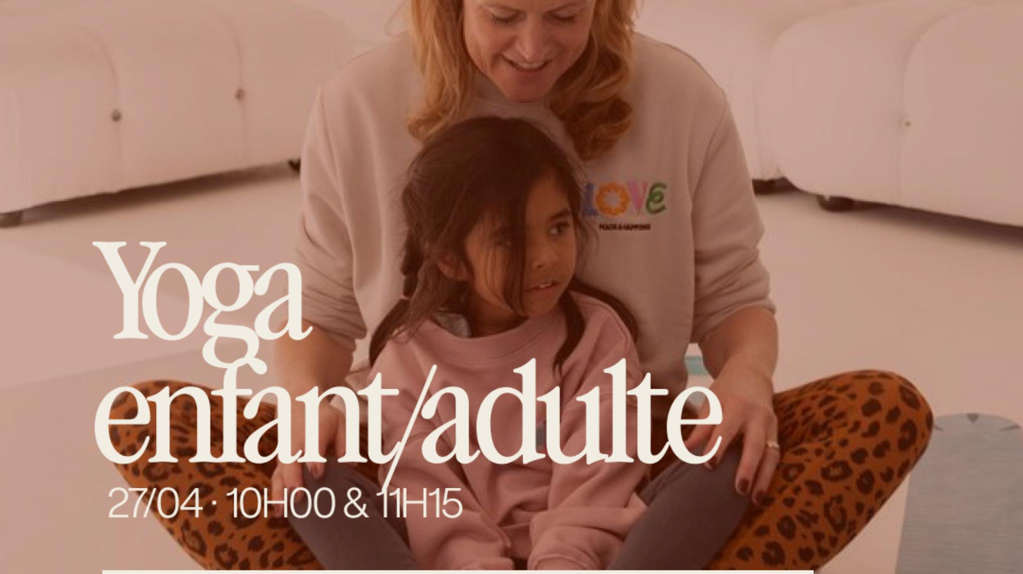 👩‍👦 Atelier yoga enfant 5-10 ans & adulte - 25€