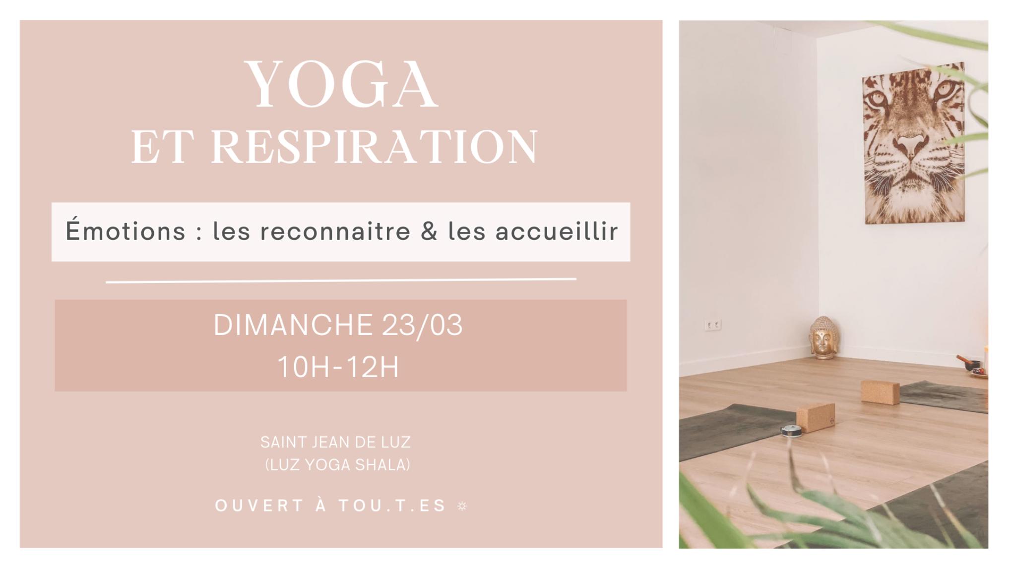 Atelier "Émotions : les écouter & les accueillir" (Yoga et Respiration)