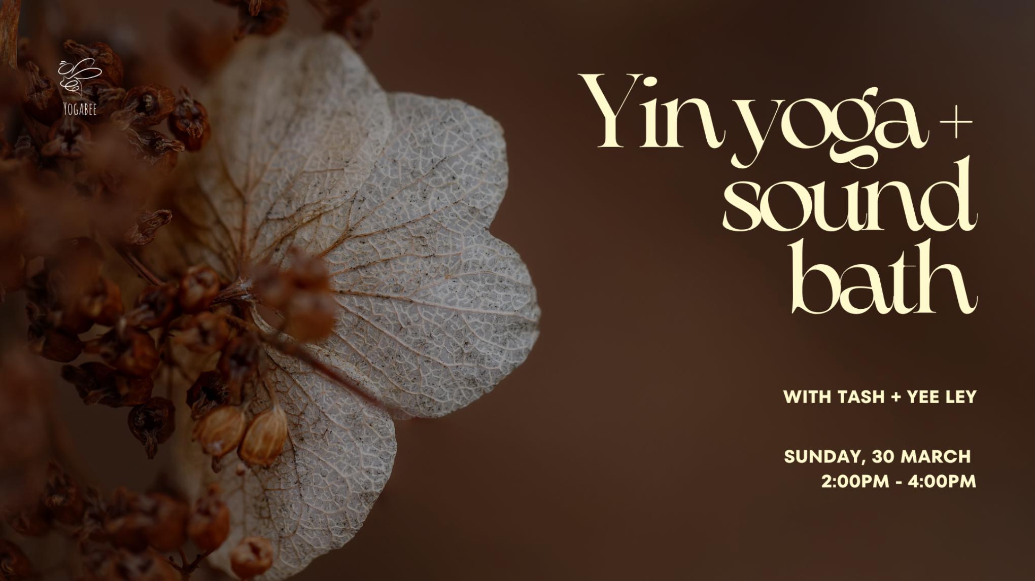 Yin Yoga + Sound Bath 〰️