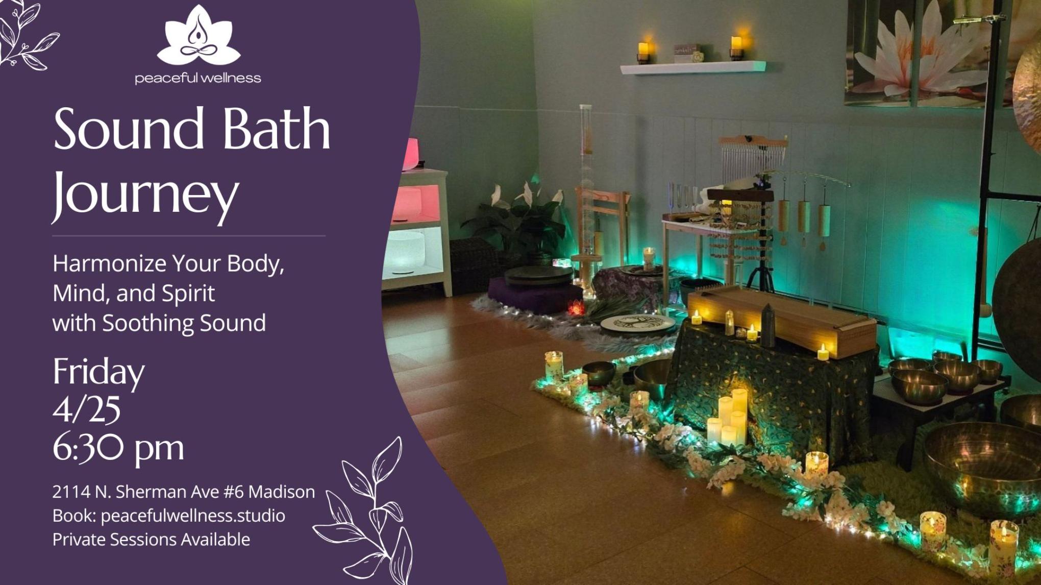 MADISON 60-minute Sound Bath