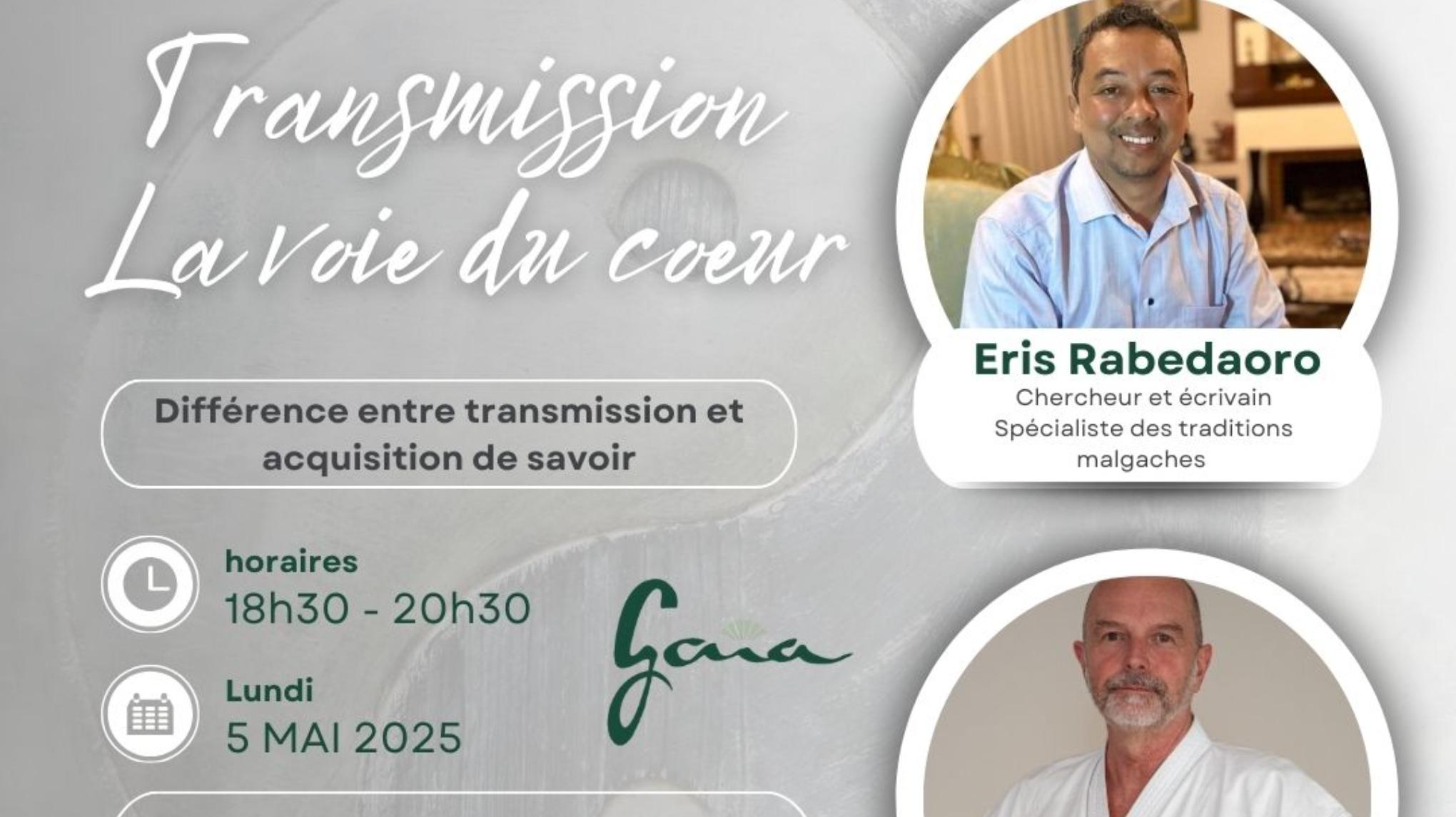 Conférence : Transmission par la voie du coeur
