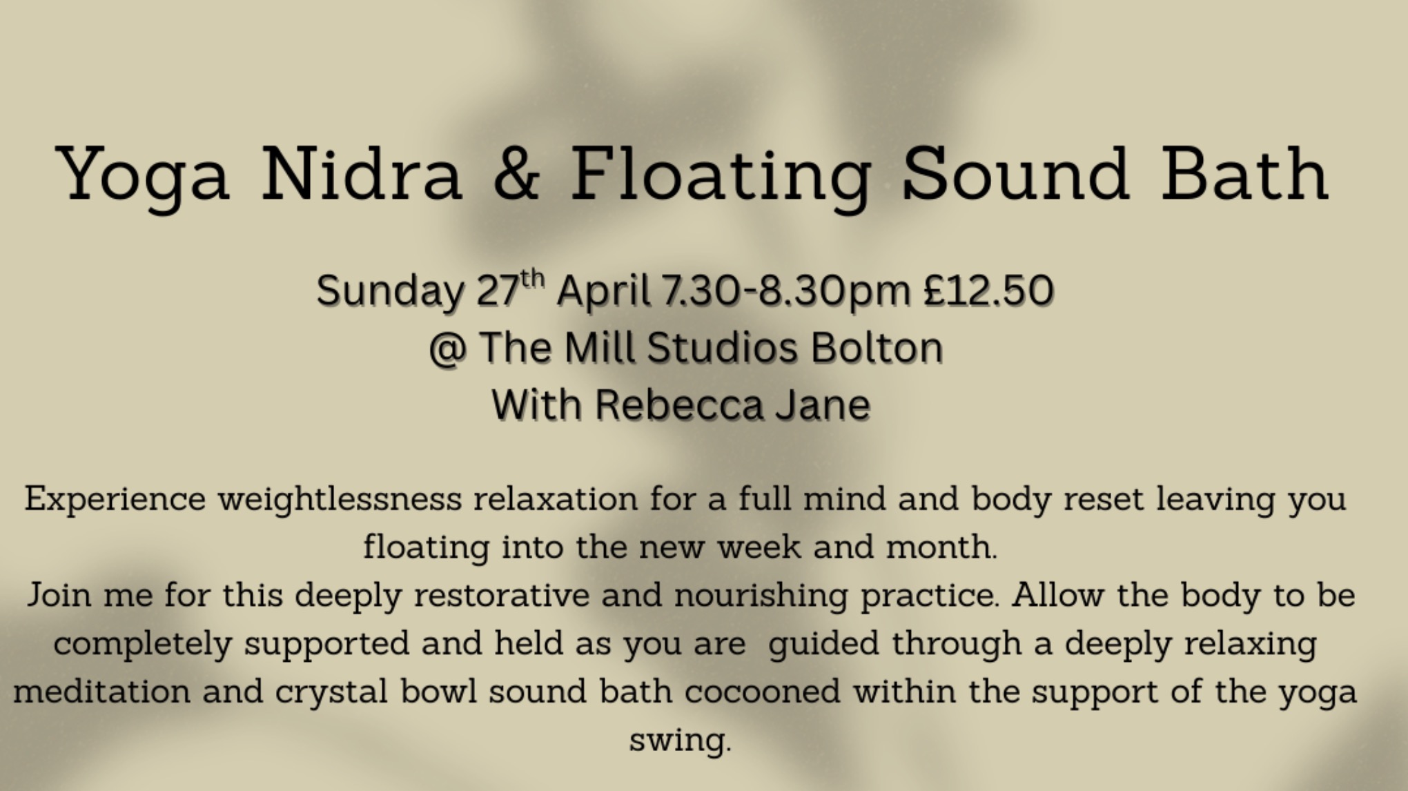 Yoga Nidra & Floating Sound Bath