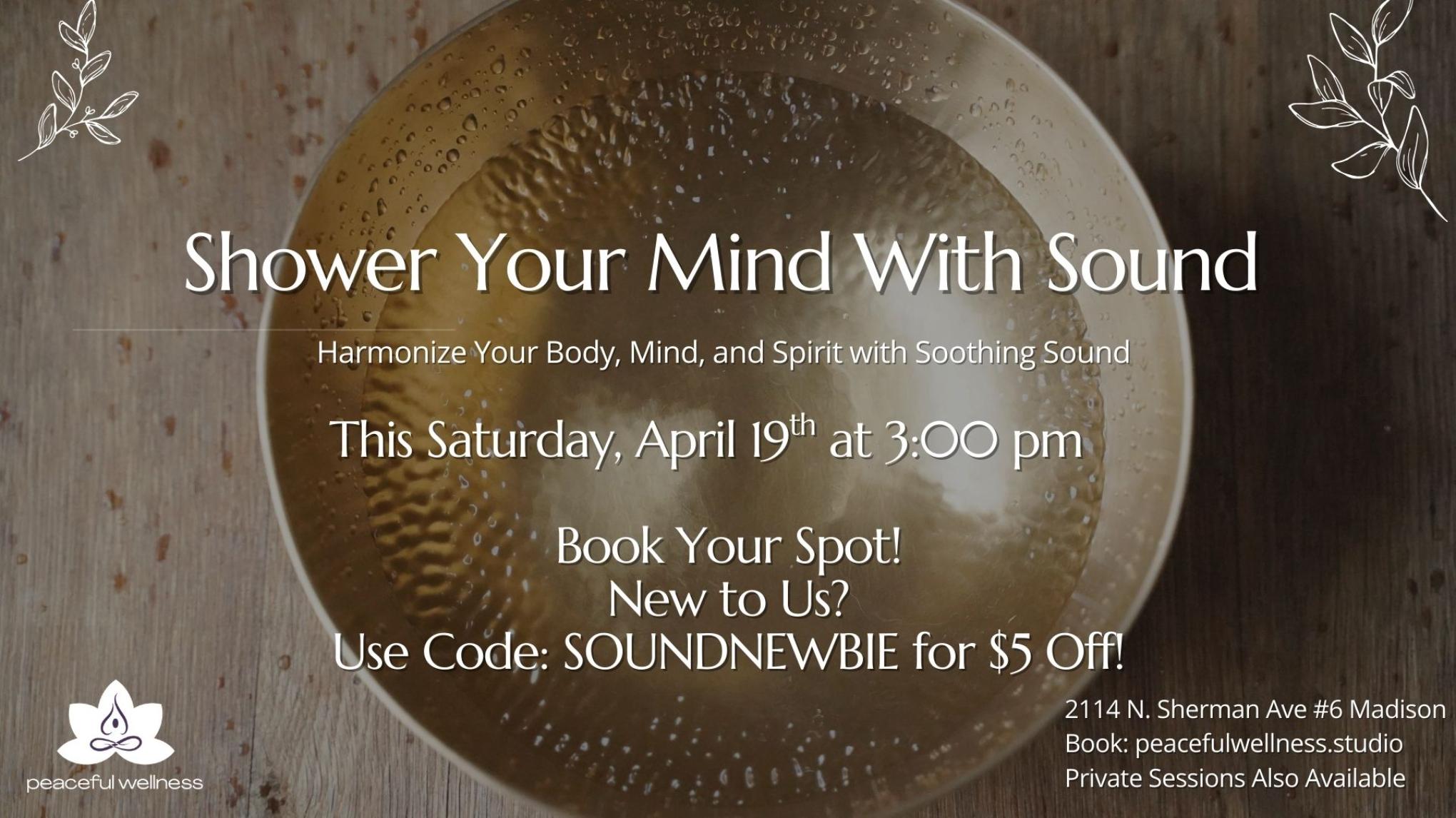 MADISON 60-minute Sound Bath