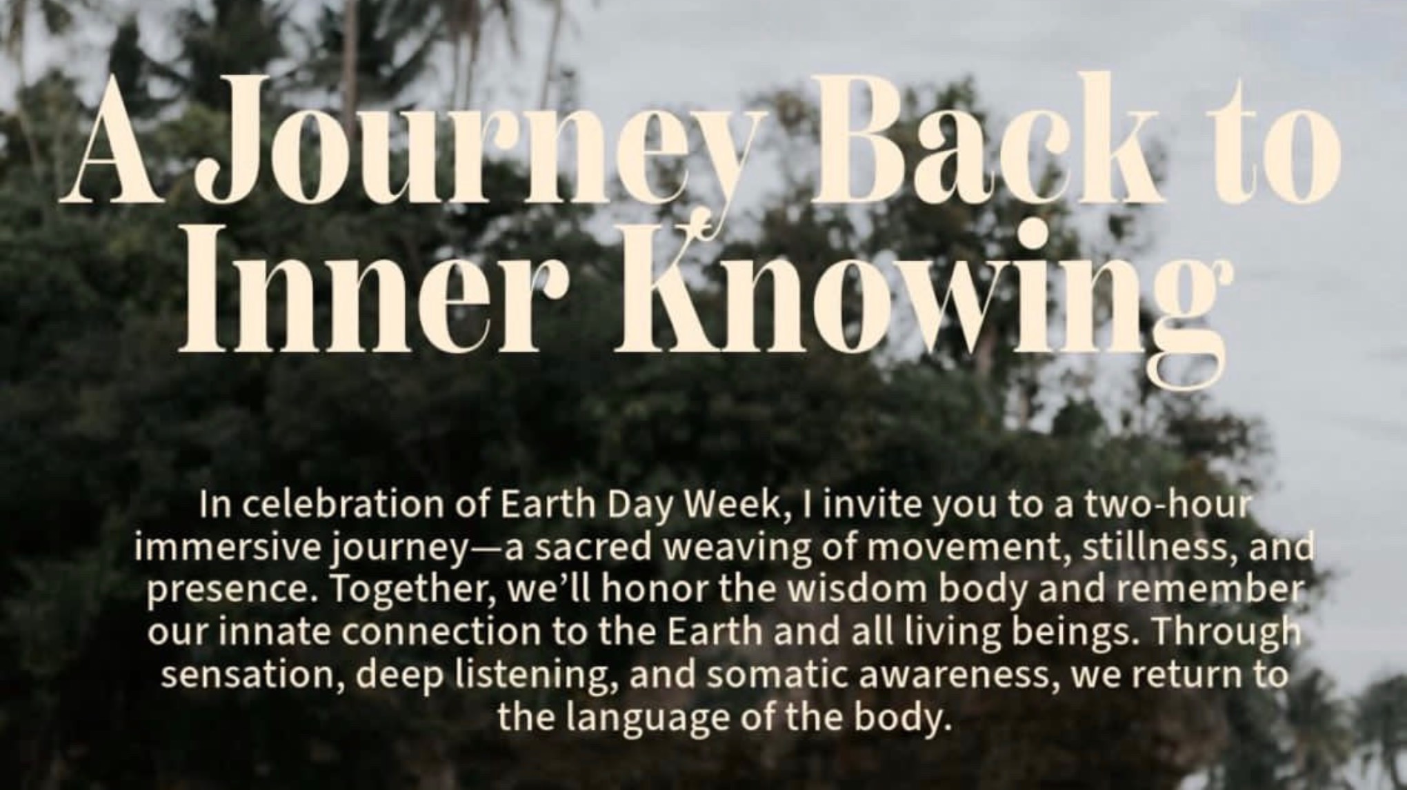 Journey to Inner Knowing Workshop | Maria