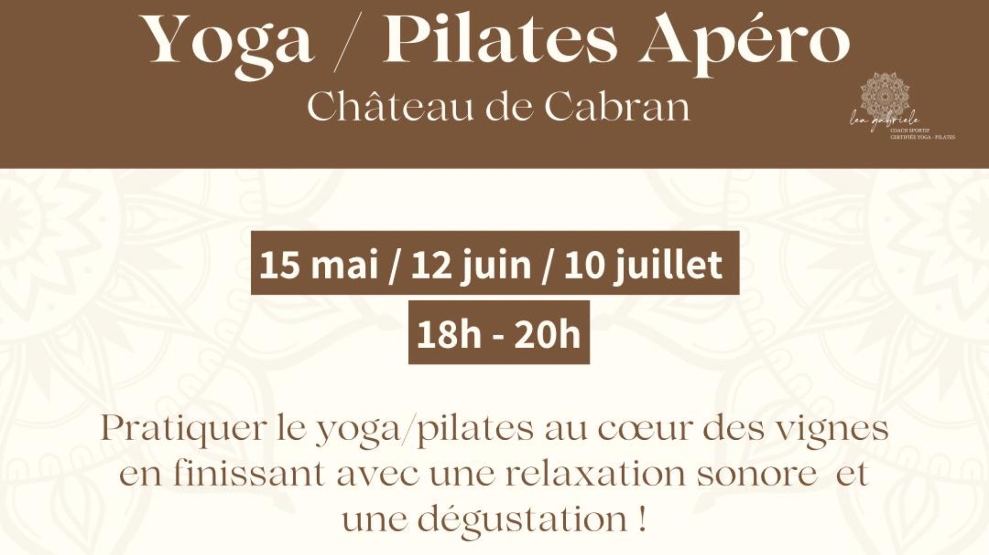 Yoga/Pilates Apéro