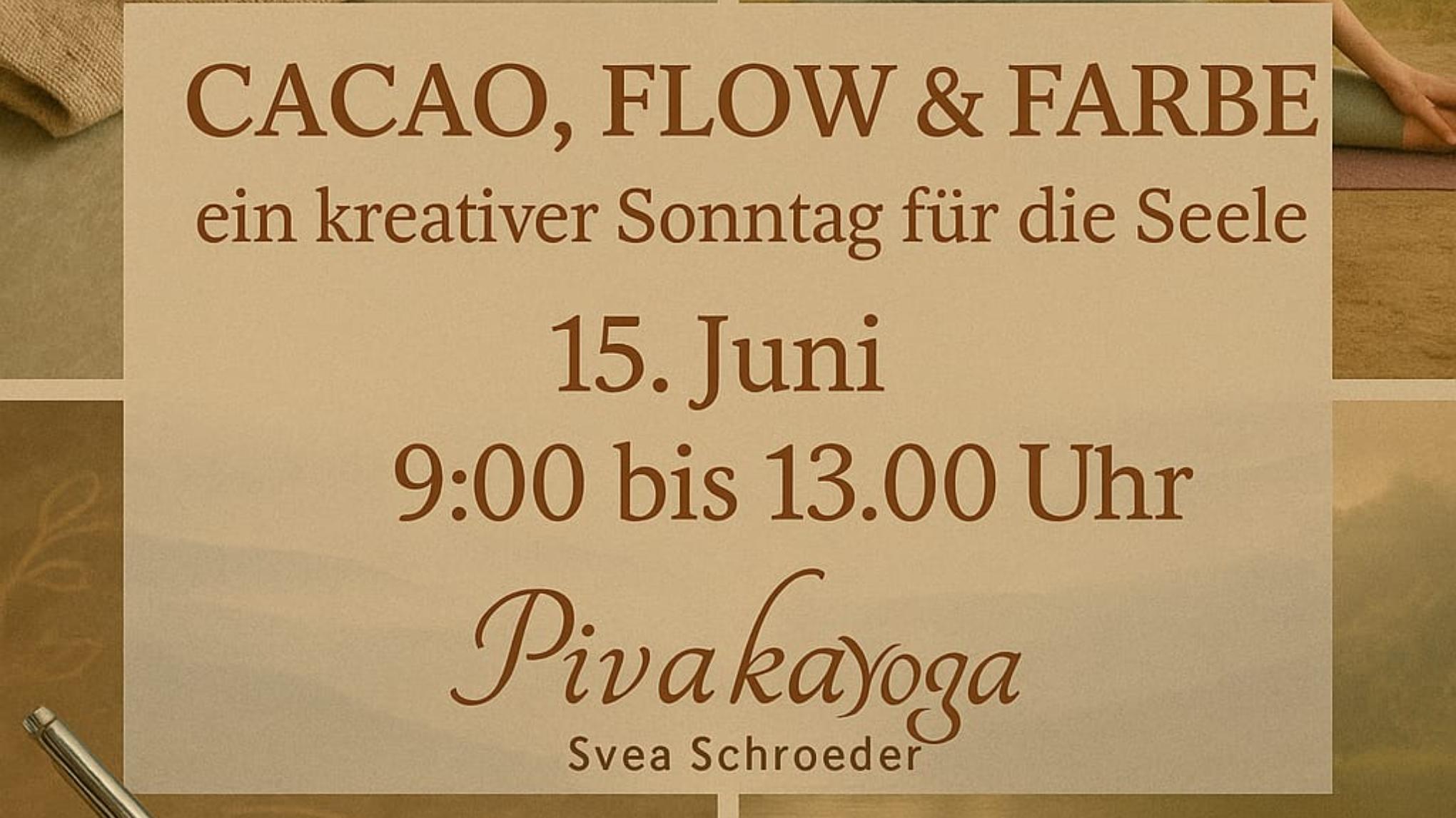 Cacao, Flow & Farbe – kreativer Sonntag für die Seele