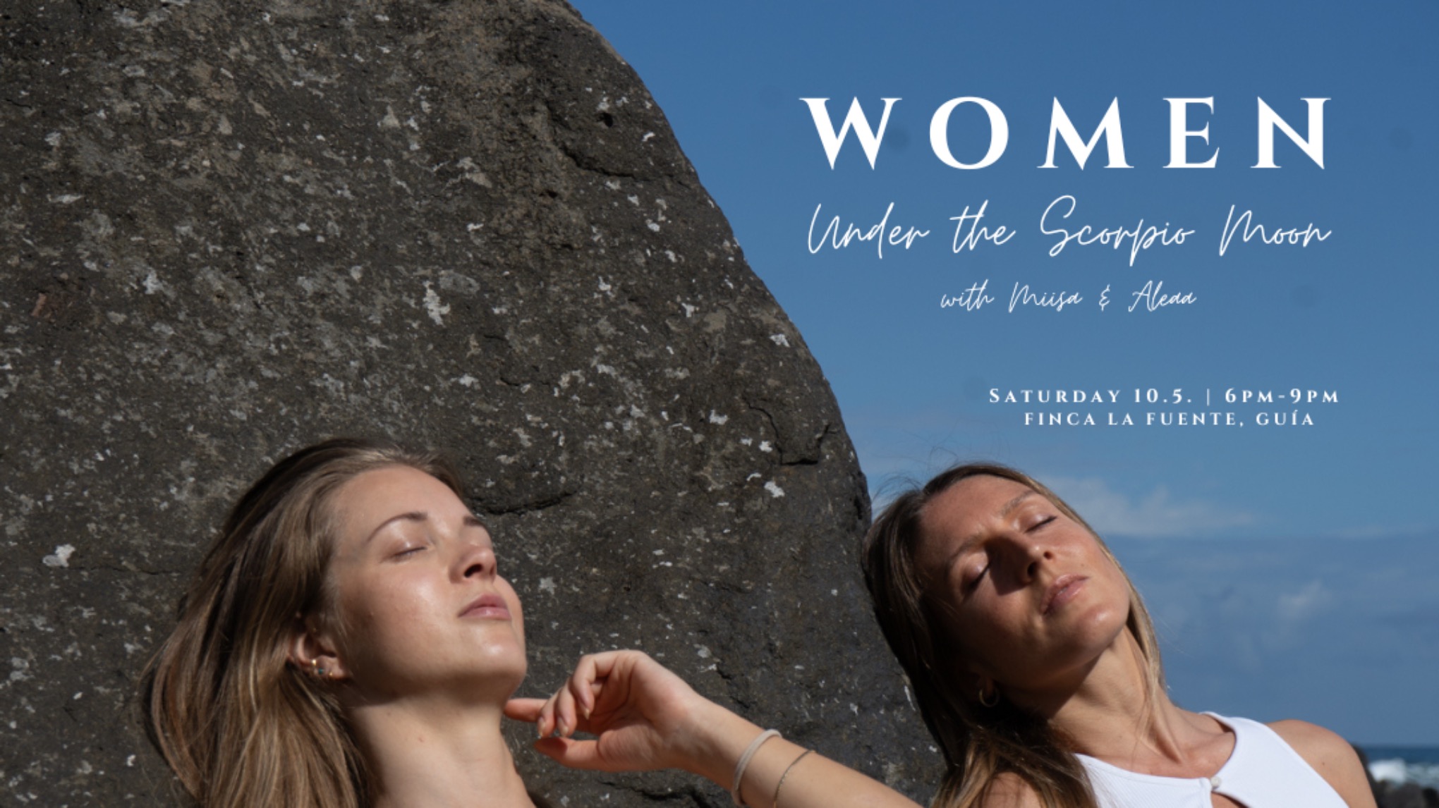 WOMEN CIRCLE under the Scorpio Moon | with Alena & Miss