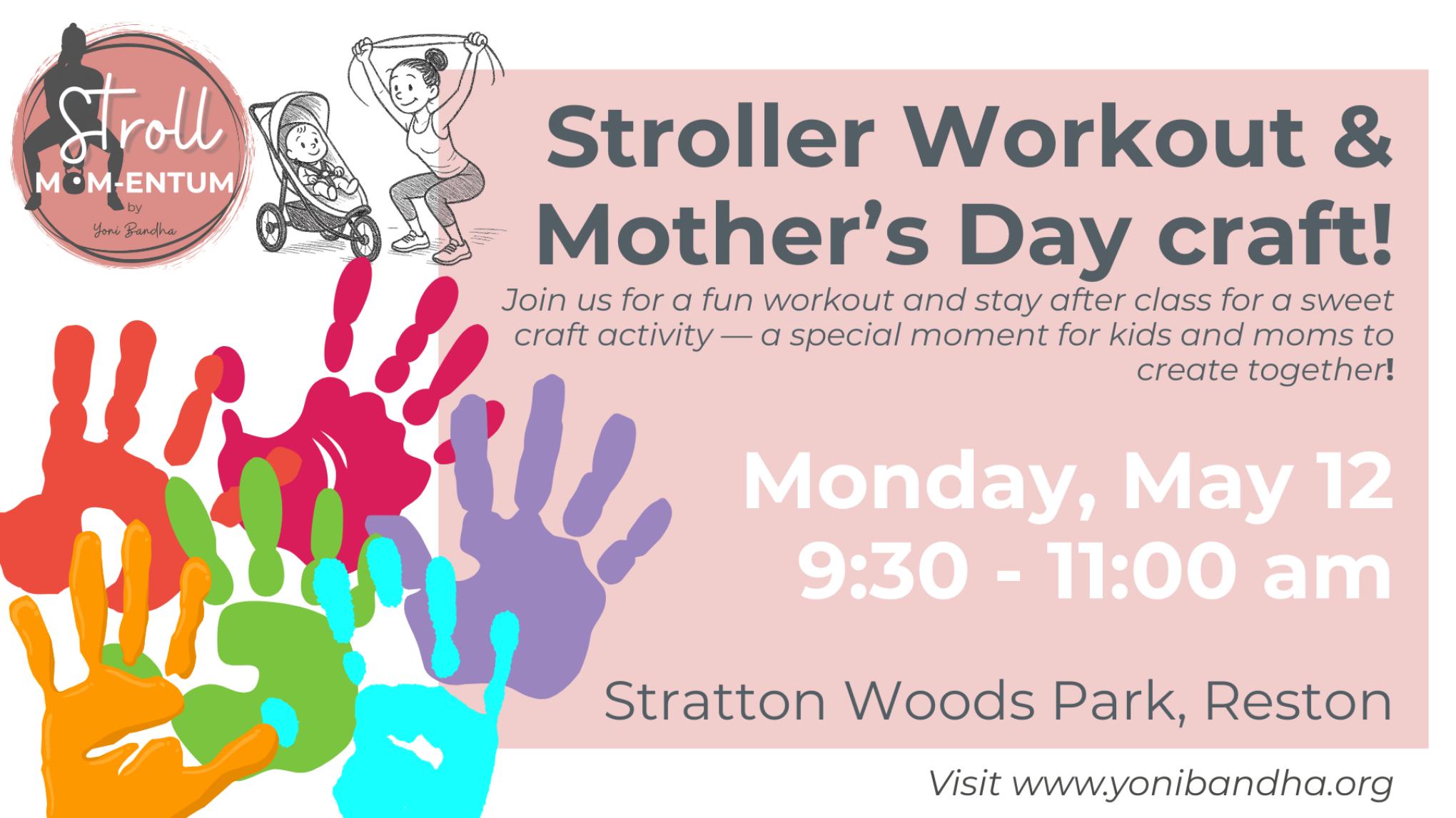 Mother’s Day Mom'entum Stroll & Craft Morning