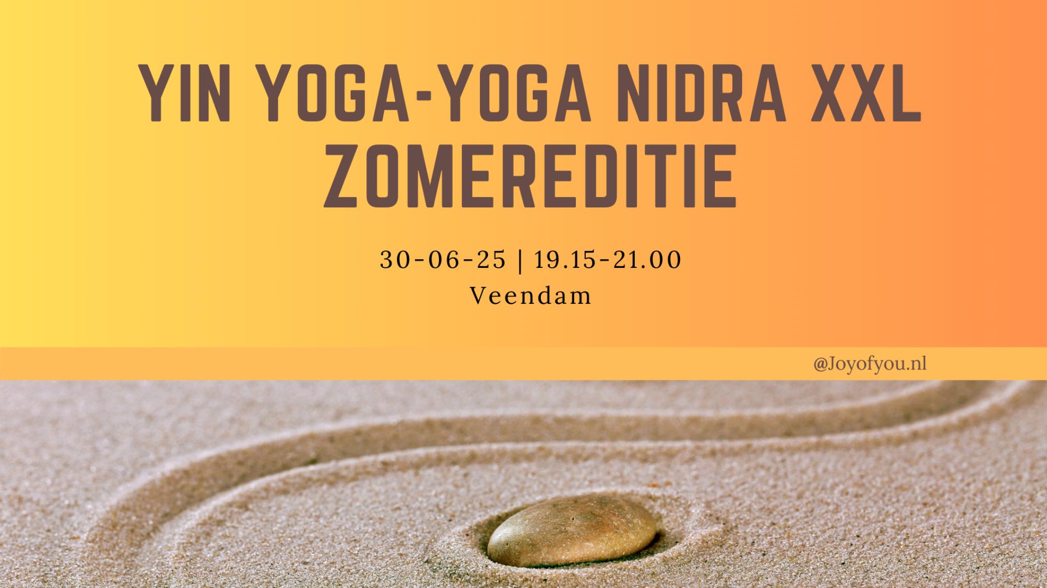 ☀️Yin & Yoga Nidra XXL – Zomereditie: Open voor Licht