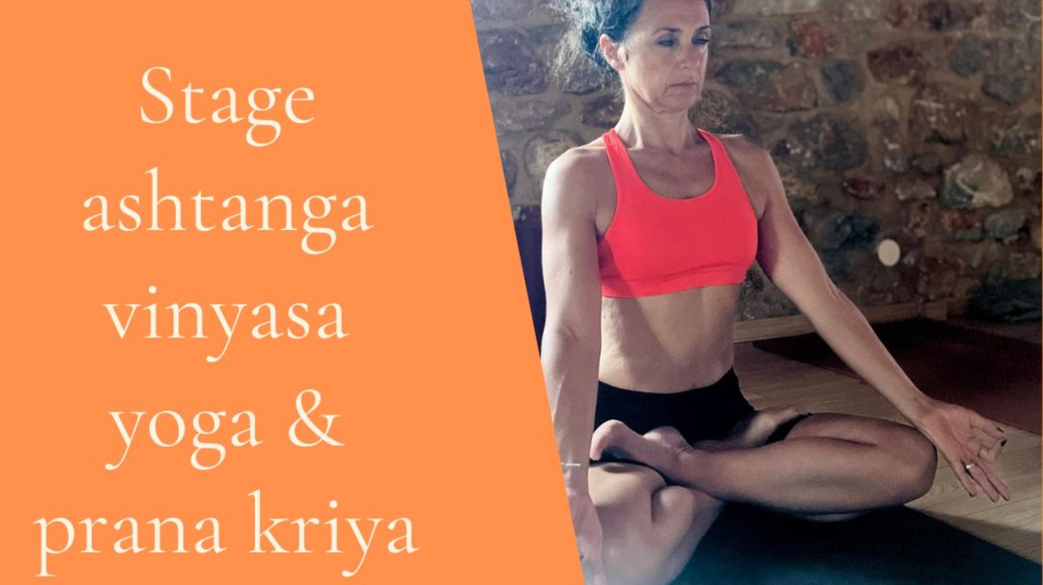 ⭐️ Stage ashtanga vinyasa yoga & prana kriya & anatomie atelier postural