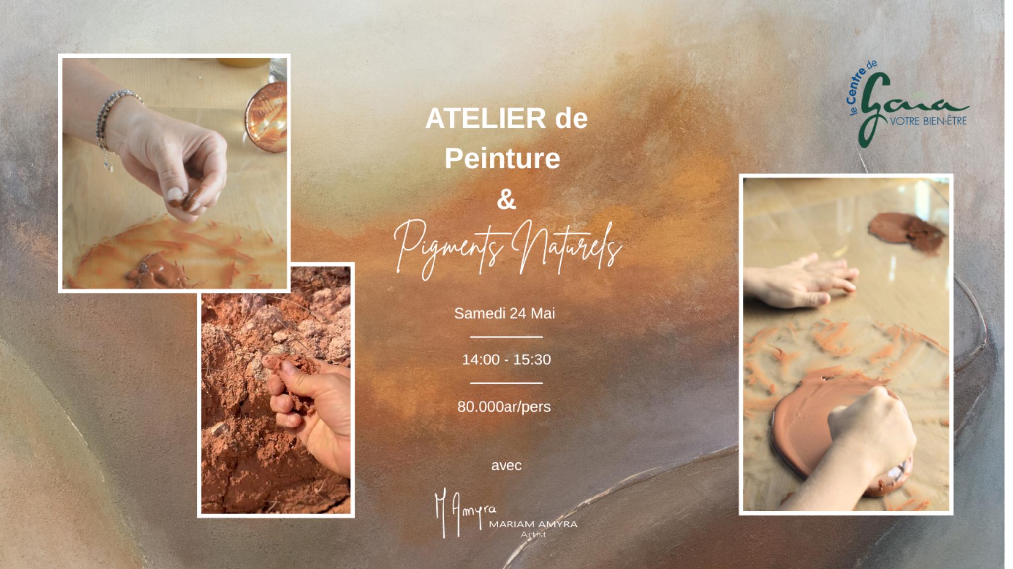 Peinture et pigments naturels avec Mariam Amyra