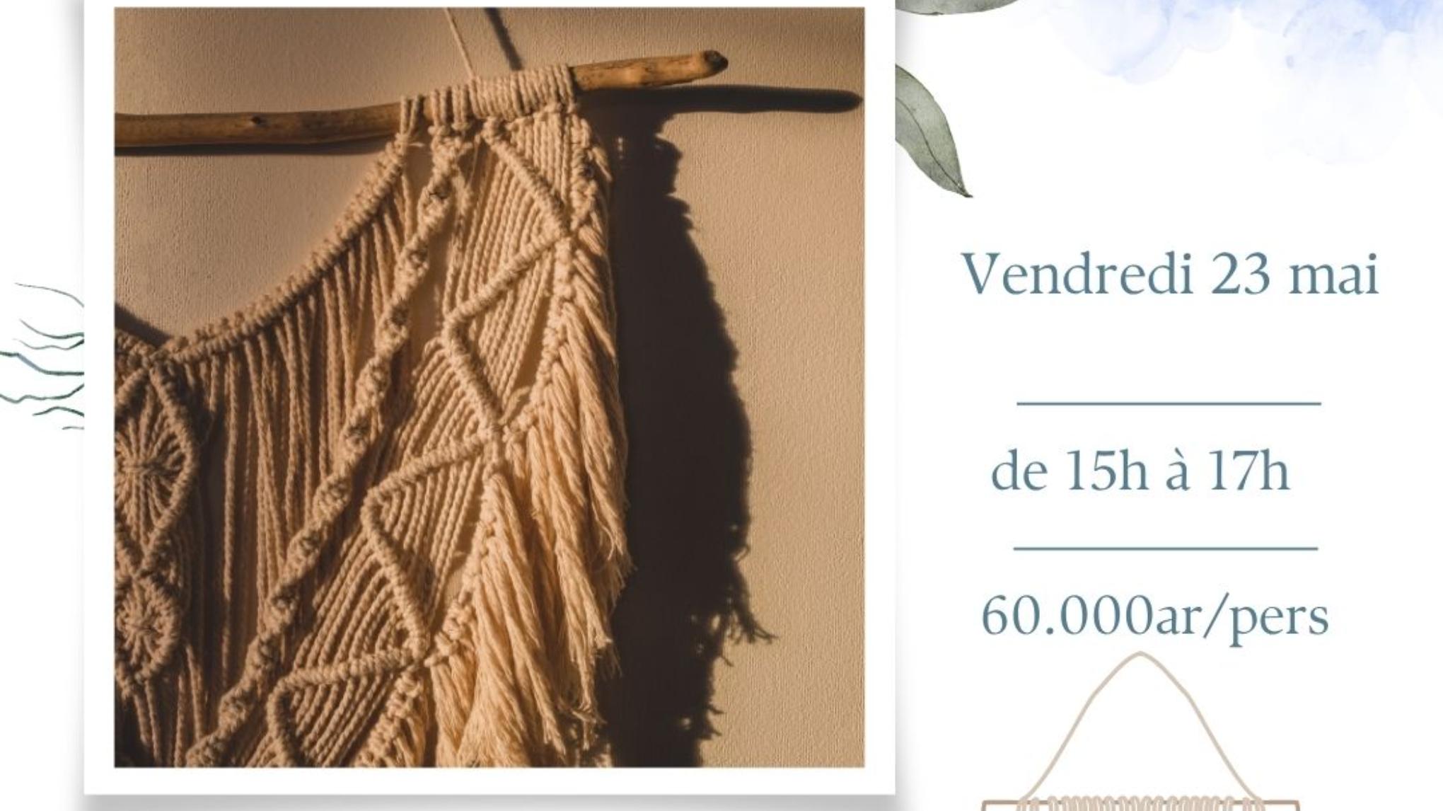Atelier Macramé avec Muriel
